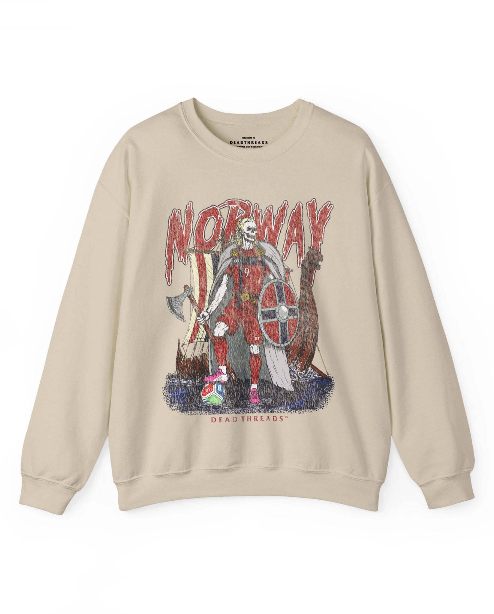 NORWAY SOCCER - CREWNECK SWEATSHIRT – Sweatshirt – Dead Threads Apparel
