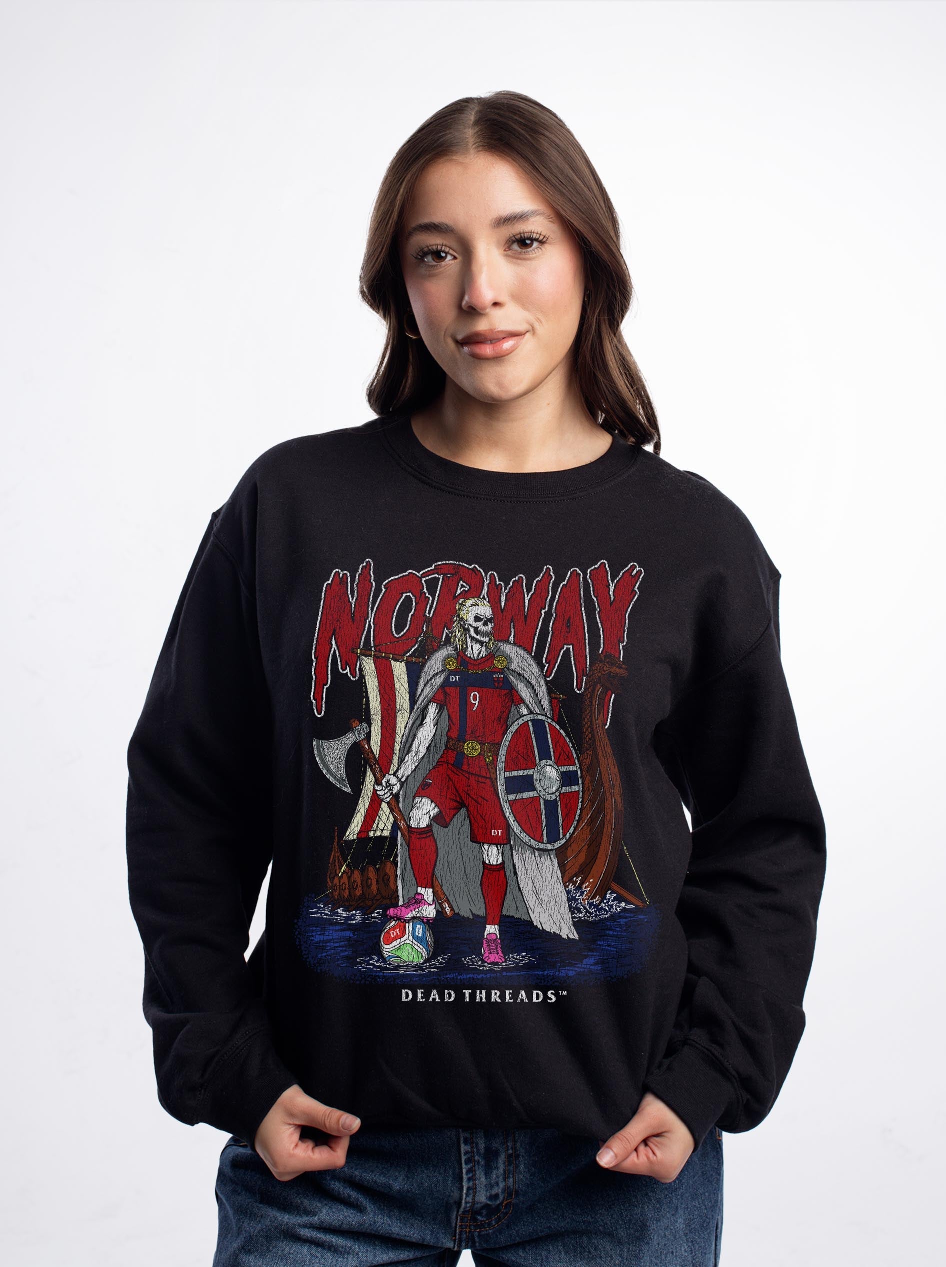 NORWAY SOCCER - CREWNECK SWEATSHIRT – Sweatshirt – Dead Threads Apparel