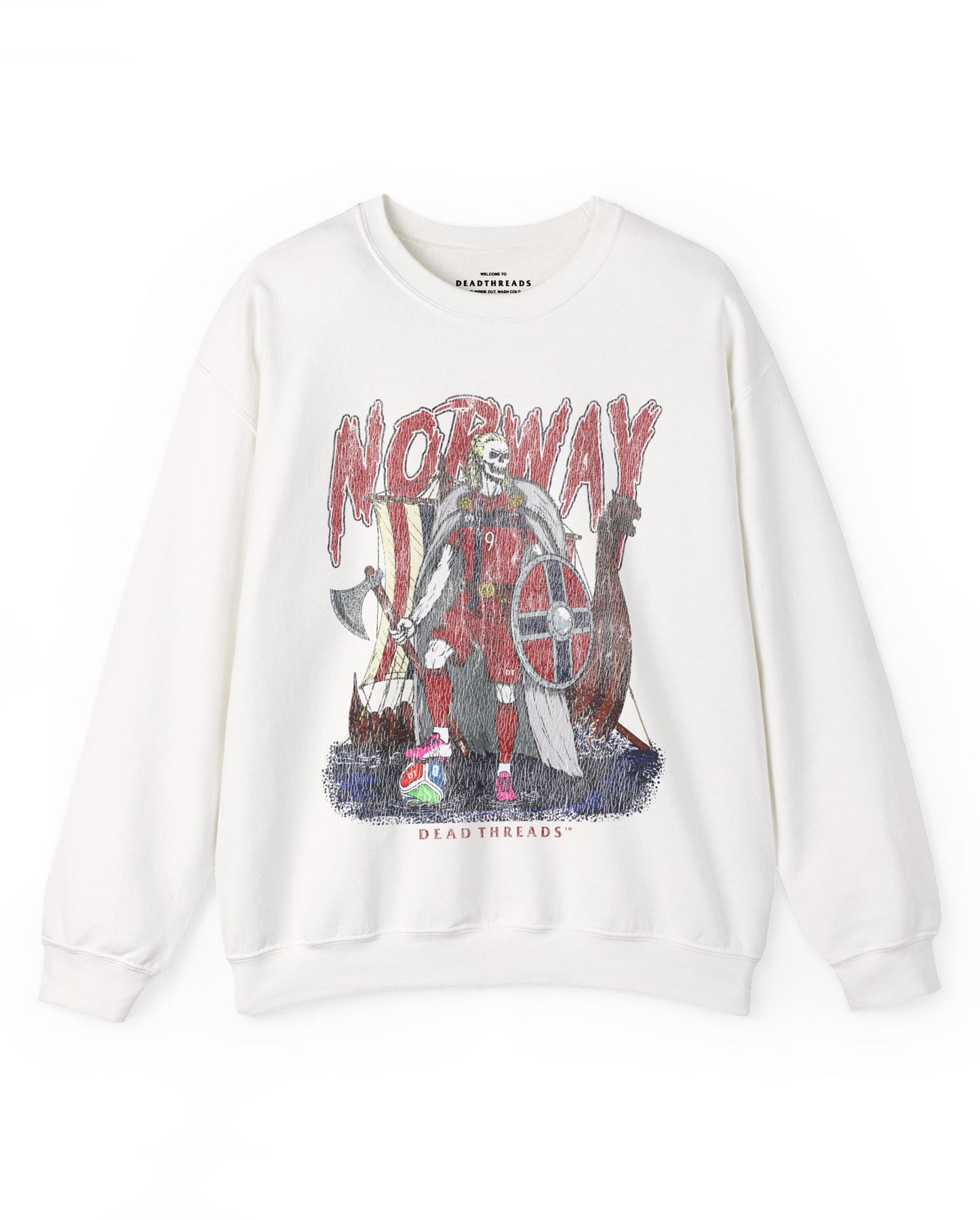 NORWAY SOCCER - CREWNECK SWEATSHIRT – Sweatshirt – Dead Threads Apparel