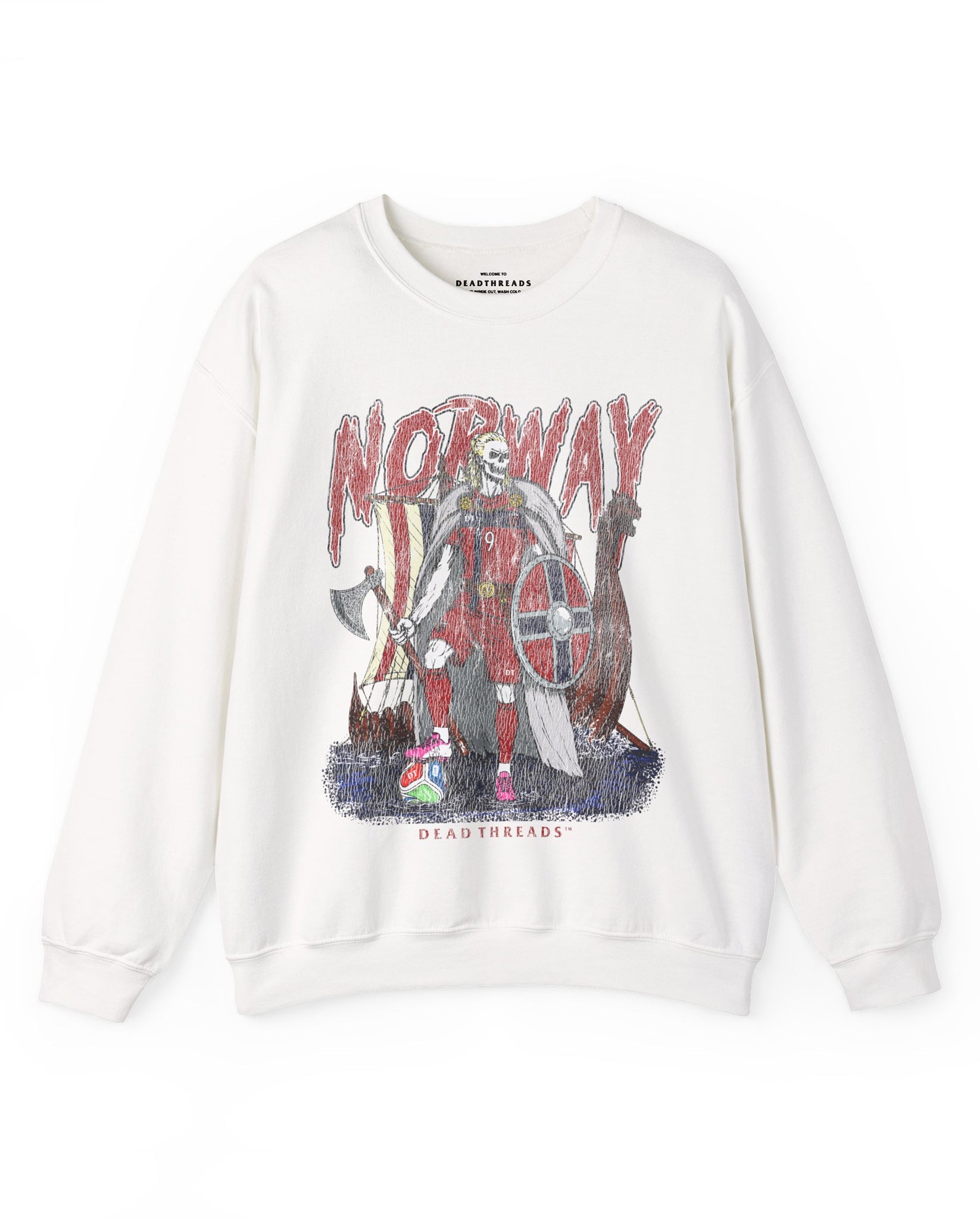 NORWAY SOCCER - CREWNECK SWEATSHIRT – Sweatshirt – Dead Threads Apparel