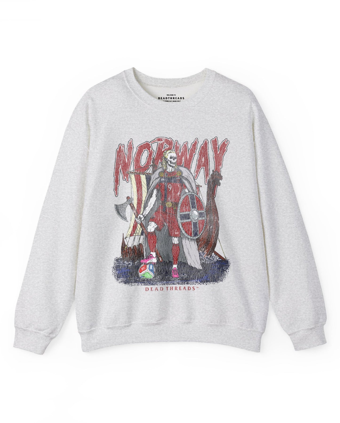 NORWAY SOCCER - CREWNECK SWEATSHIRT – Sweatshirt – Dead Threads Apparel