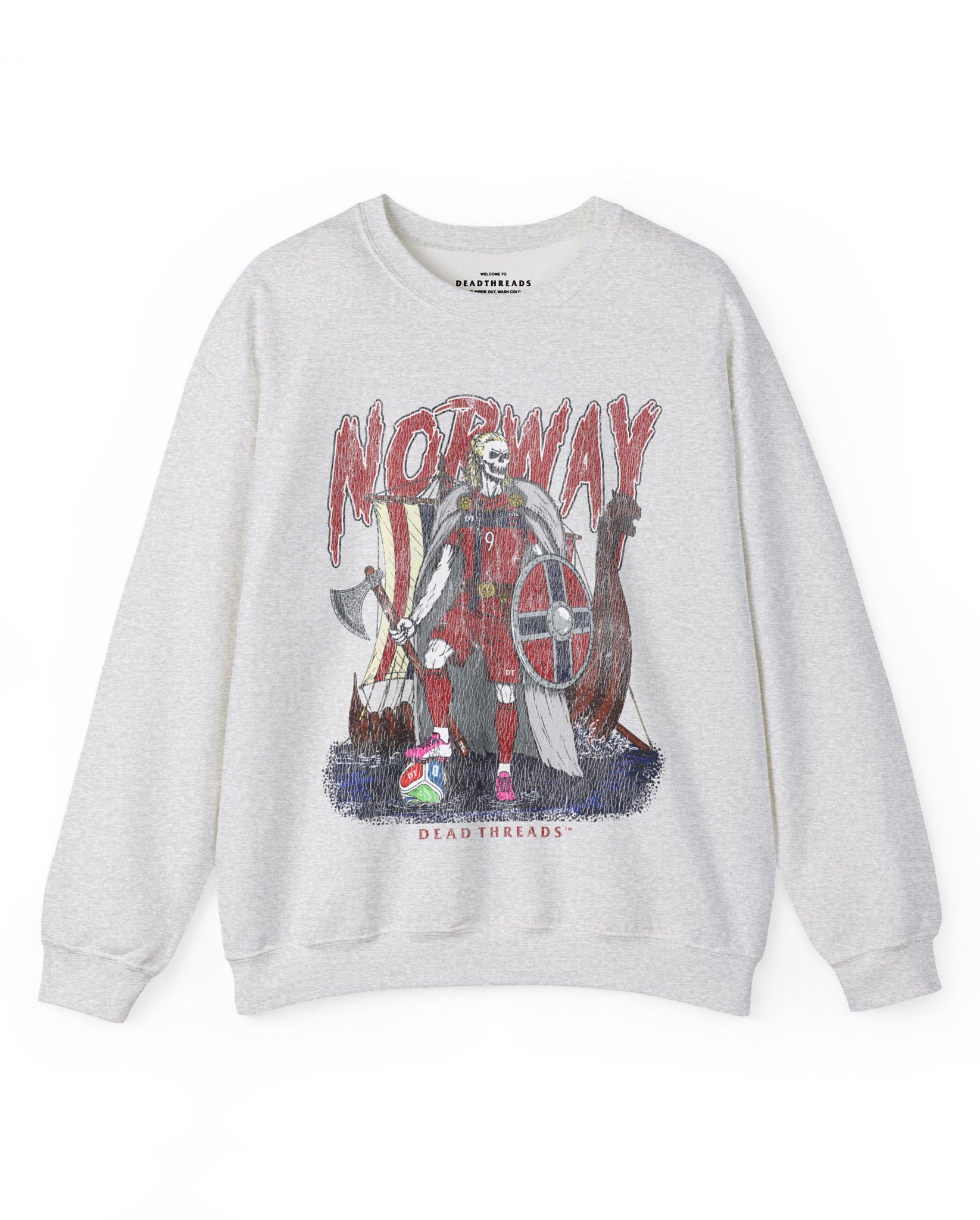 NORWAY SOCCER - CREWNECK SWEATSHIRT – Sweatshirt – Dead Threads Apparel