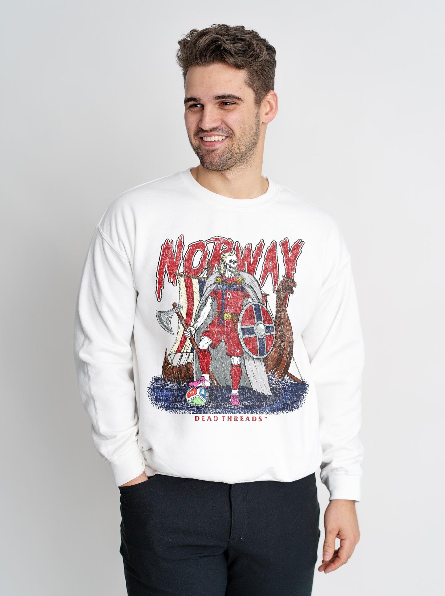 NORWAY SOCCER - CREWNECK SWEATSHIRT – Sweatshirt – Dead Threads Apparel