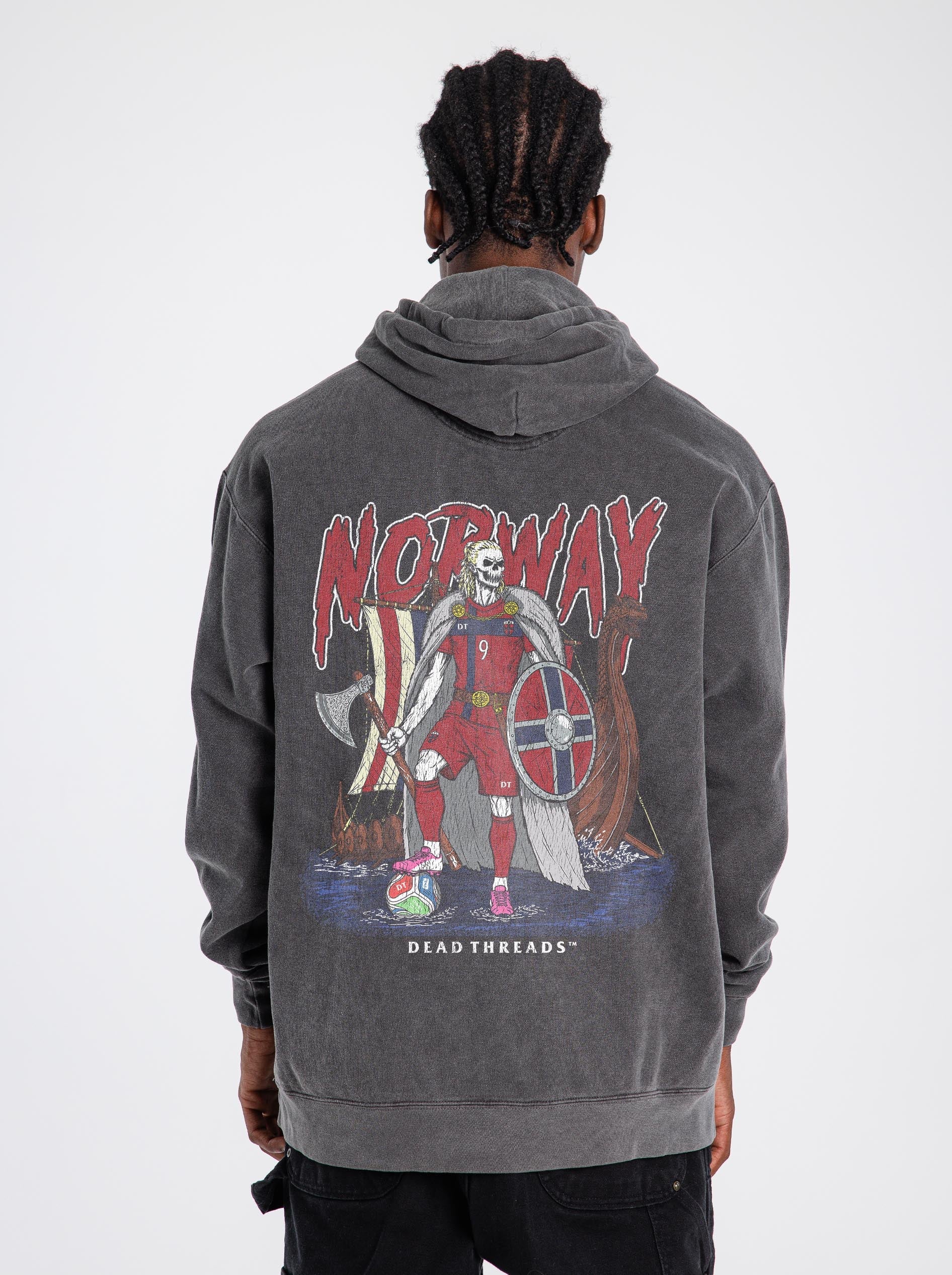 NORWAY SOCCER - “DT ESSENTIAL" HOODIE – Hoodie – Dead Threads Apparel