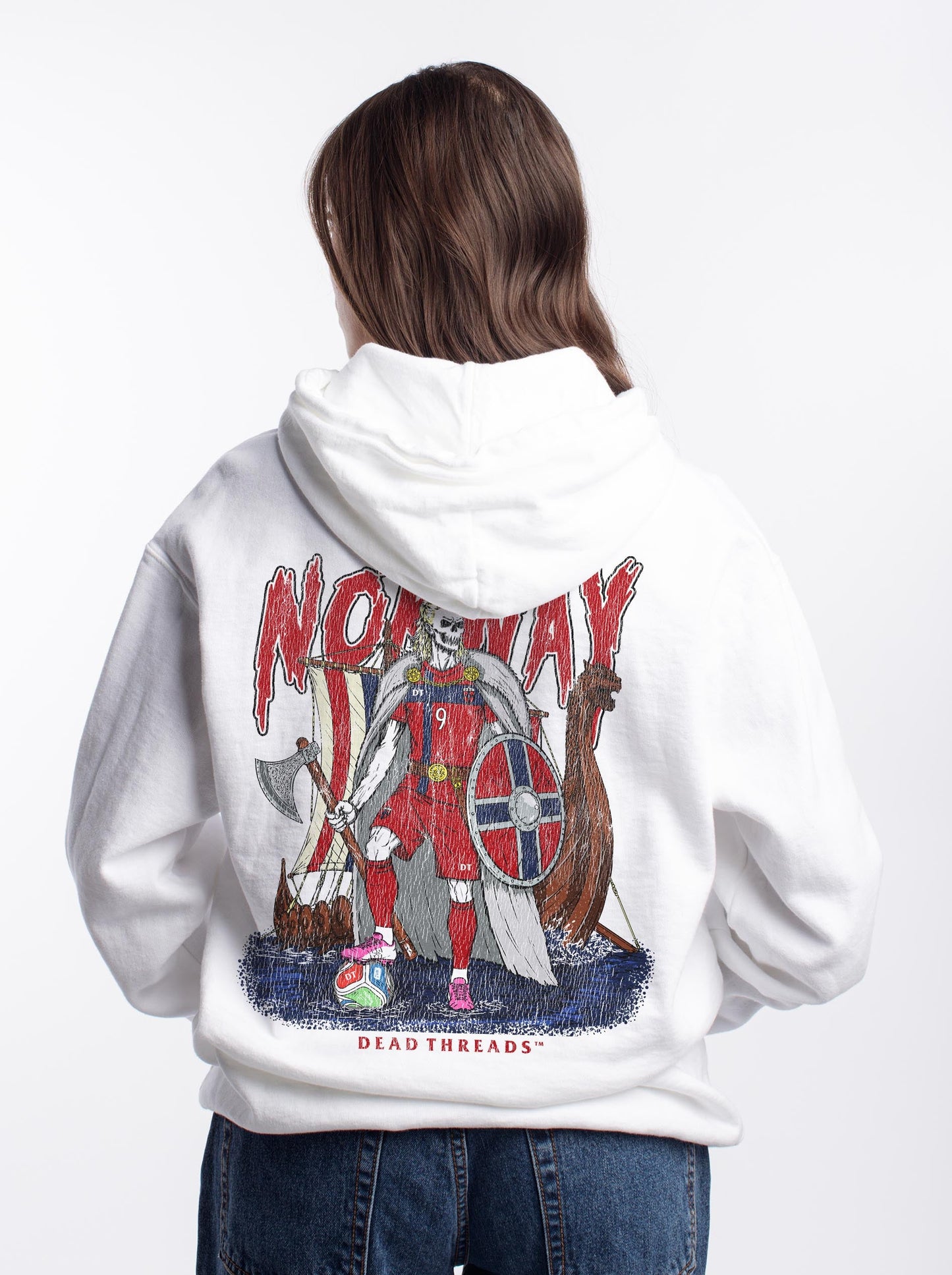NORWAY SOCCER - “DT ESSENTIAL" HOODIE – Hoodie – Dead Threads Apparel