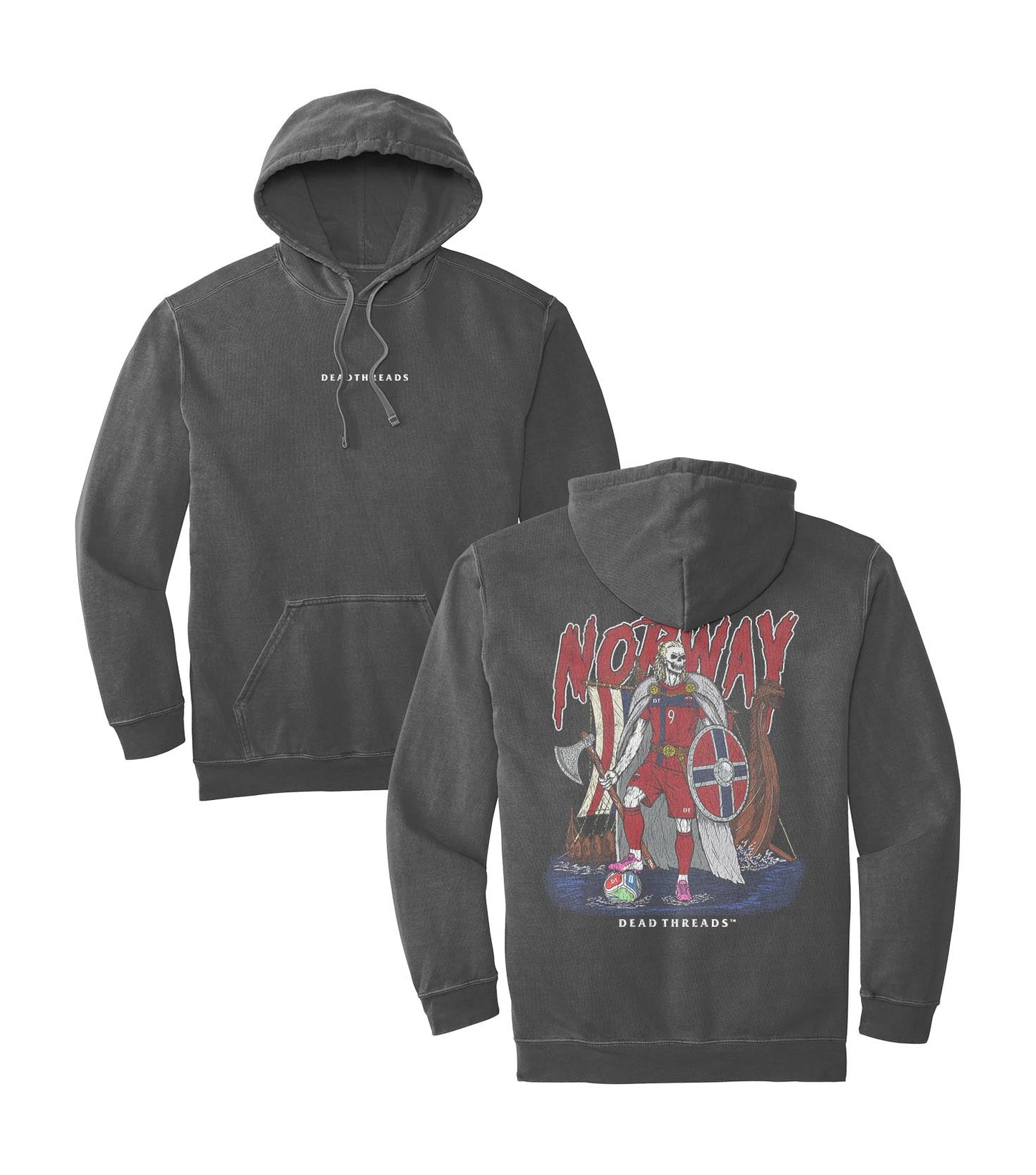 NORWAY SOCCER - “DT ESSENTIAL" HOODIE – Hoodie – Dead Threads Apparel