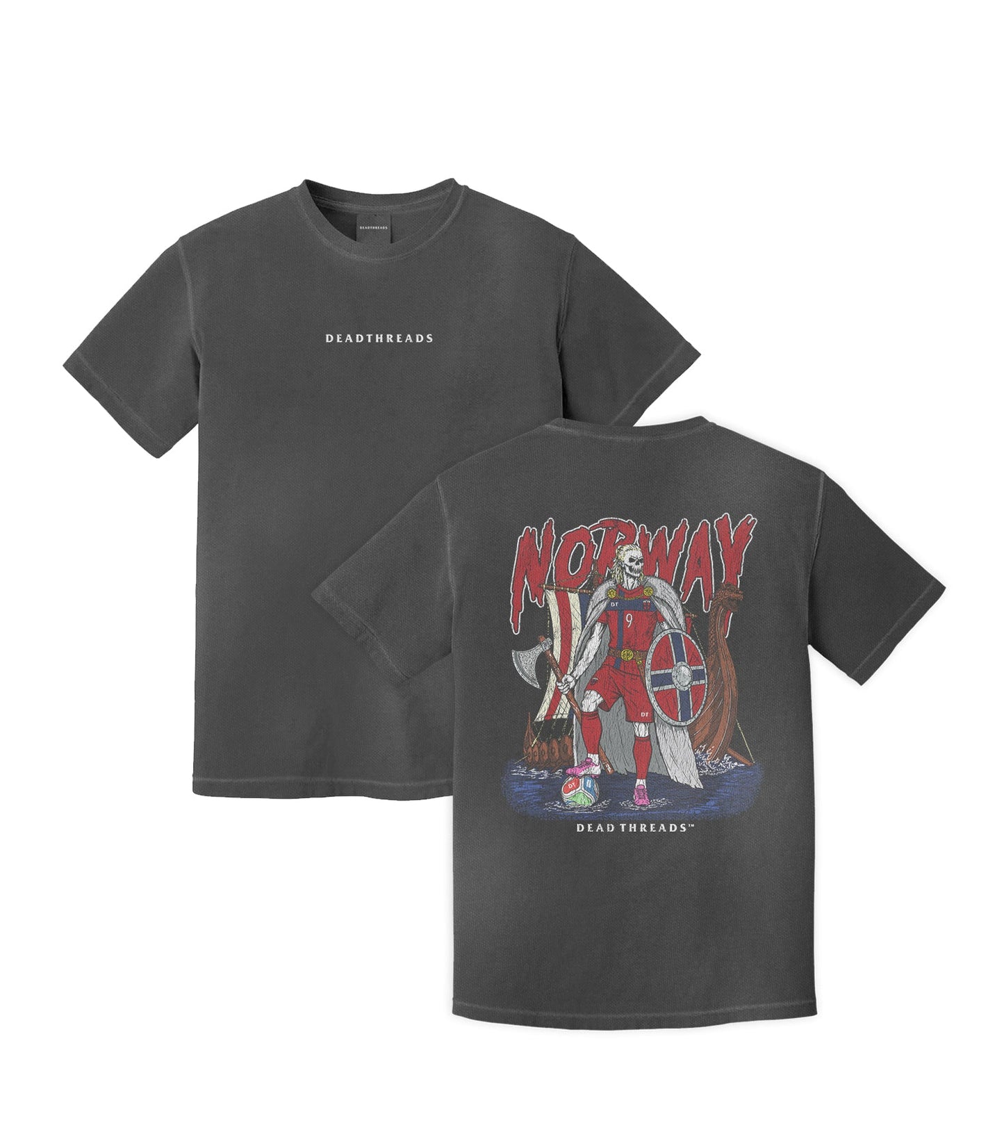 NORWAY SOCCER - “DT ESSENTIAL" PREMIUM T-SHIRT – T-Shirt – Dead Threads Apparel