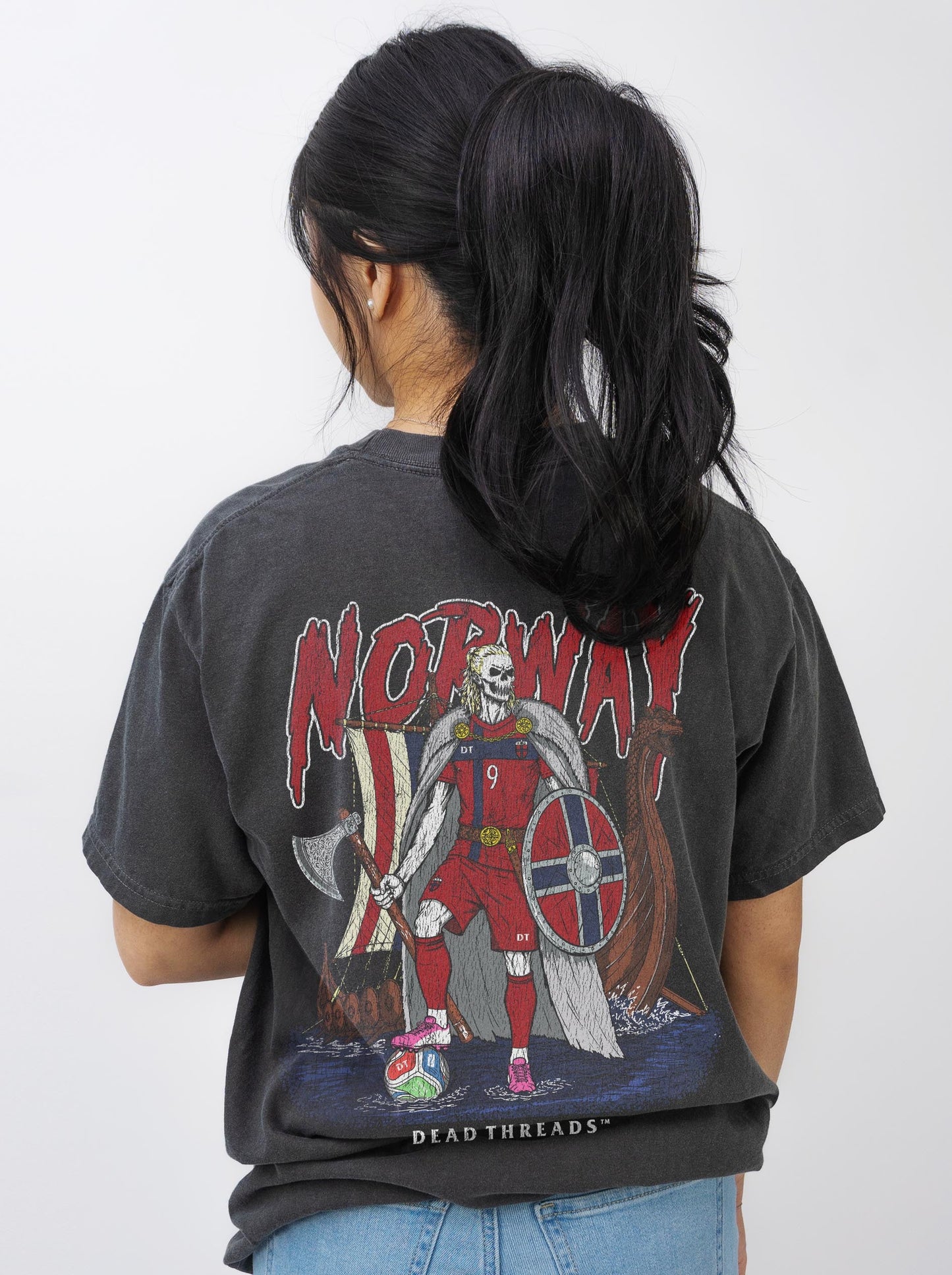 NORWAY SOCCER - “DT ESSENTIAL" PREMIUM T-SHIRT – T-Shirt – Dead Threads Apparel