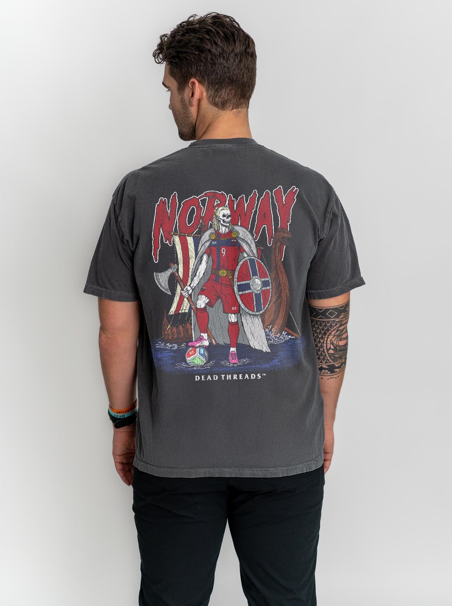 NORWAY SOCCER - “DT ESSENTIAL" PREMIUM T-SHIRT – T-Shirt – Dead Threads Apparel