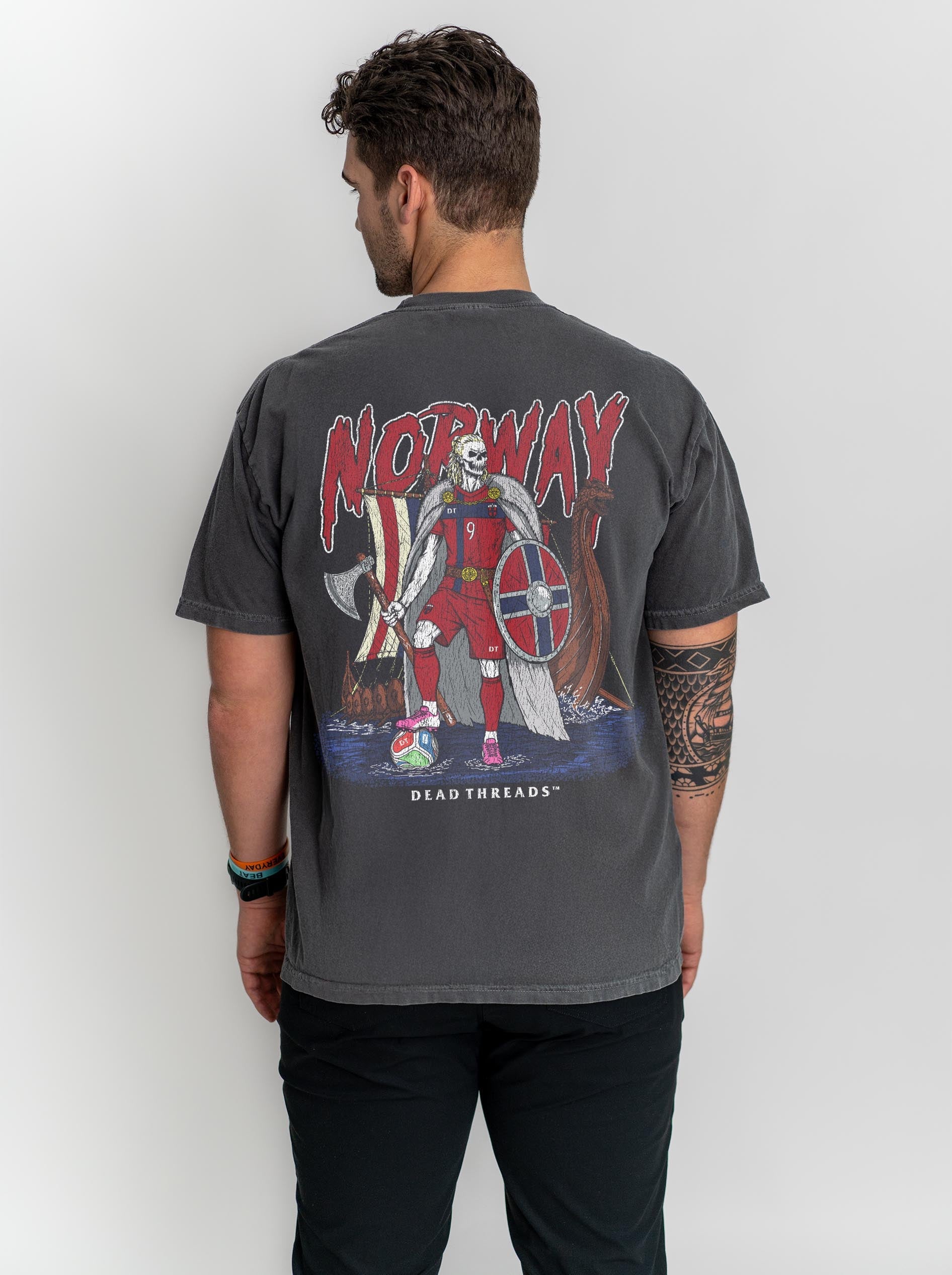 NORWAY SOCCER - “DT ESSENTIAL" PREMIUM T-SHIRT – T-Shirt – Dead Threads Apparel