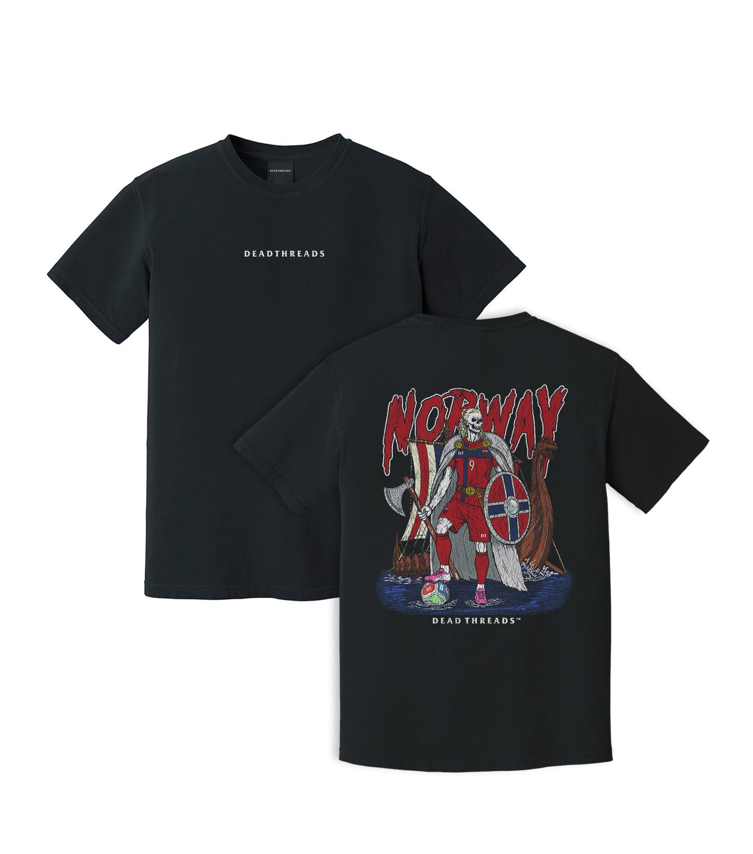 NORWAY SOCCER - “DT ESSENTIAL" PREMIUM T-SHIRT – T-Shirt – Dead Threads Apparel