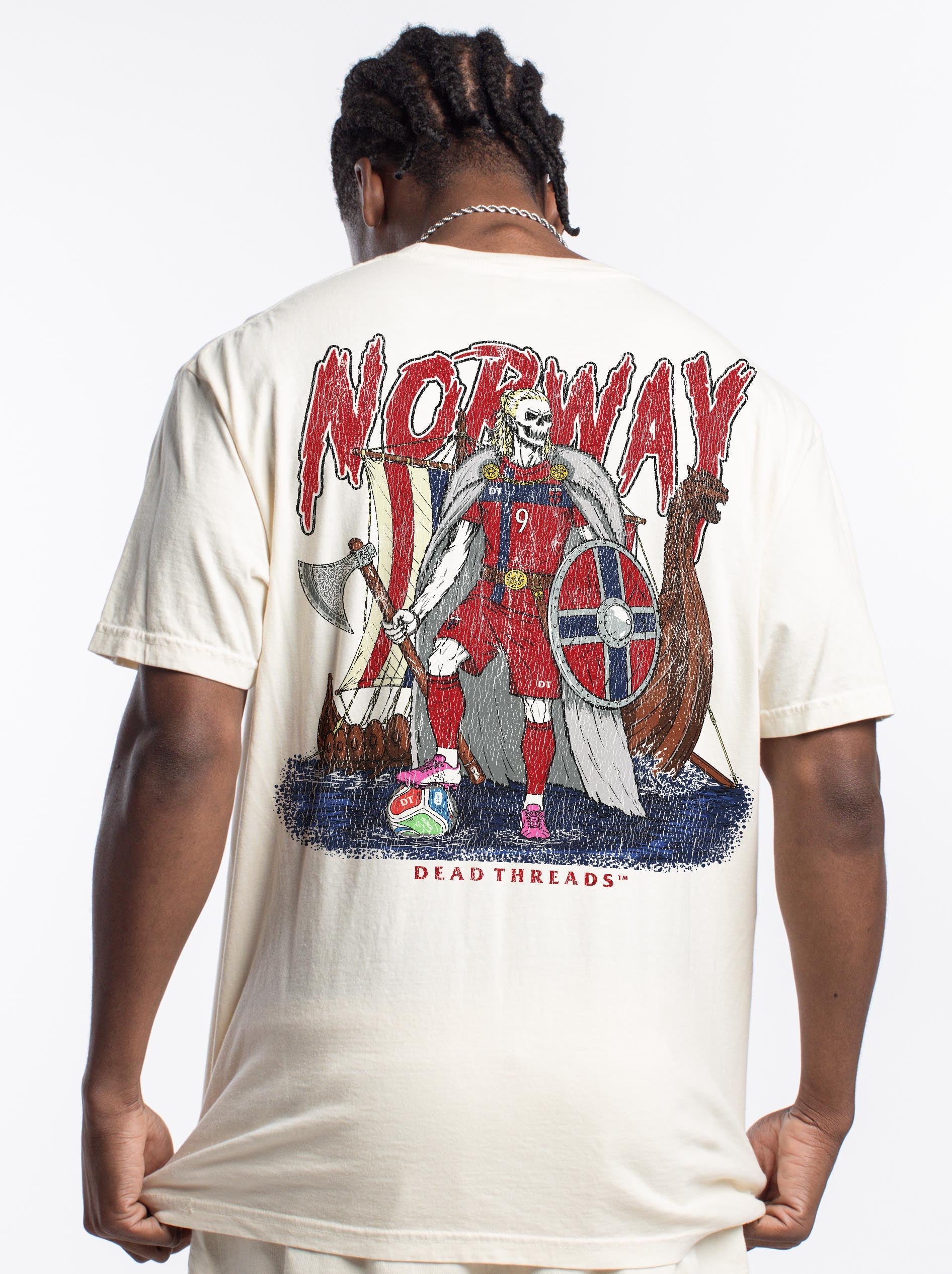 NORWAY SOCCER - “DT ESSENTIAL" PREMIUM T-SHIRT – T-Shirt – Dead Threads Apparel