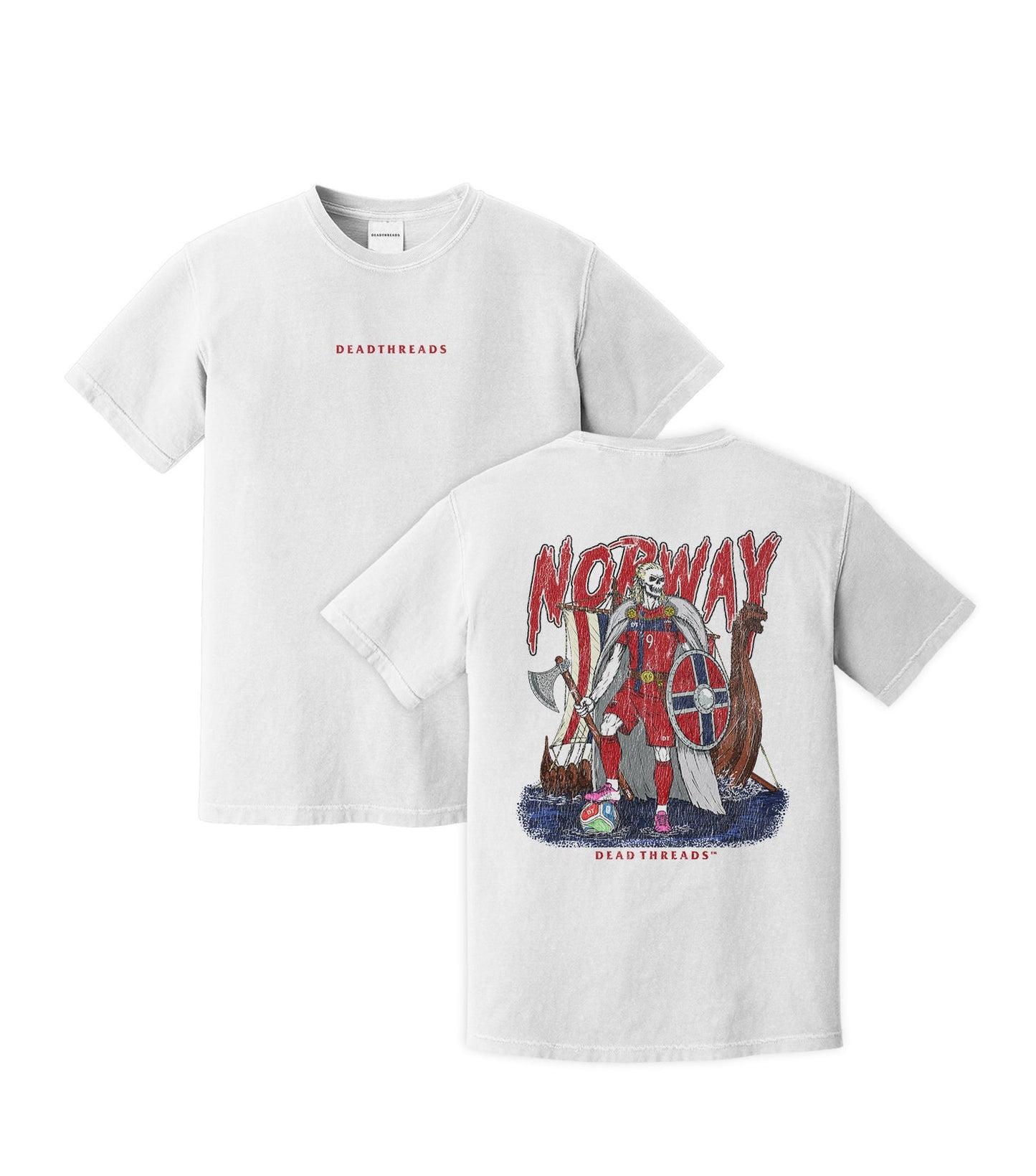 NORWAY SOCCER - “DT ESSENTIAL" PREMIUM T-SHIRT – T-Shirt – Dead Threads Apparel