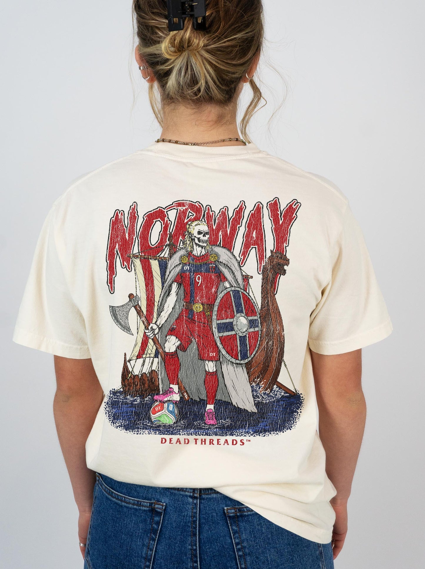 NORWAY SOCCER - “DT ESSENTIAL" PREMIUM T-SHIRT – T-Shirt – Dead Threads Apparel