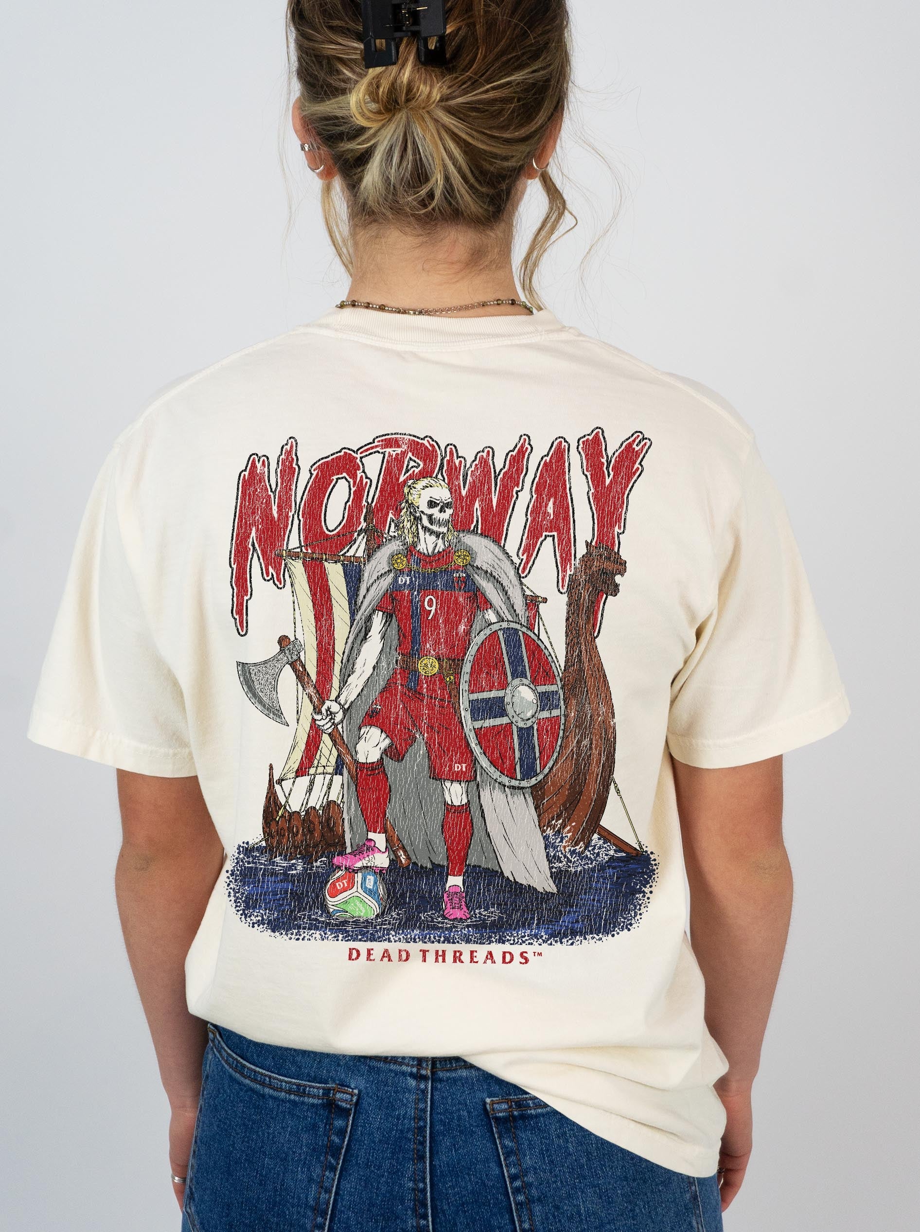 NORWAY SOCCER - “DT ESSENTIAL" PREMIUM T-SHIRT – T-Shirt – Dead Threads Apparel