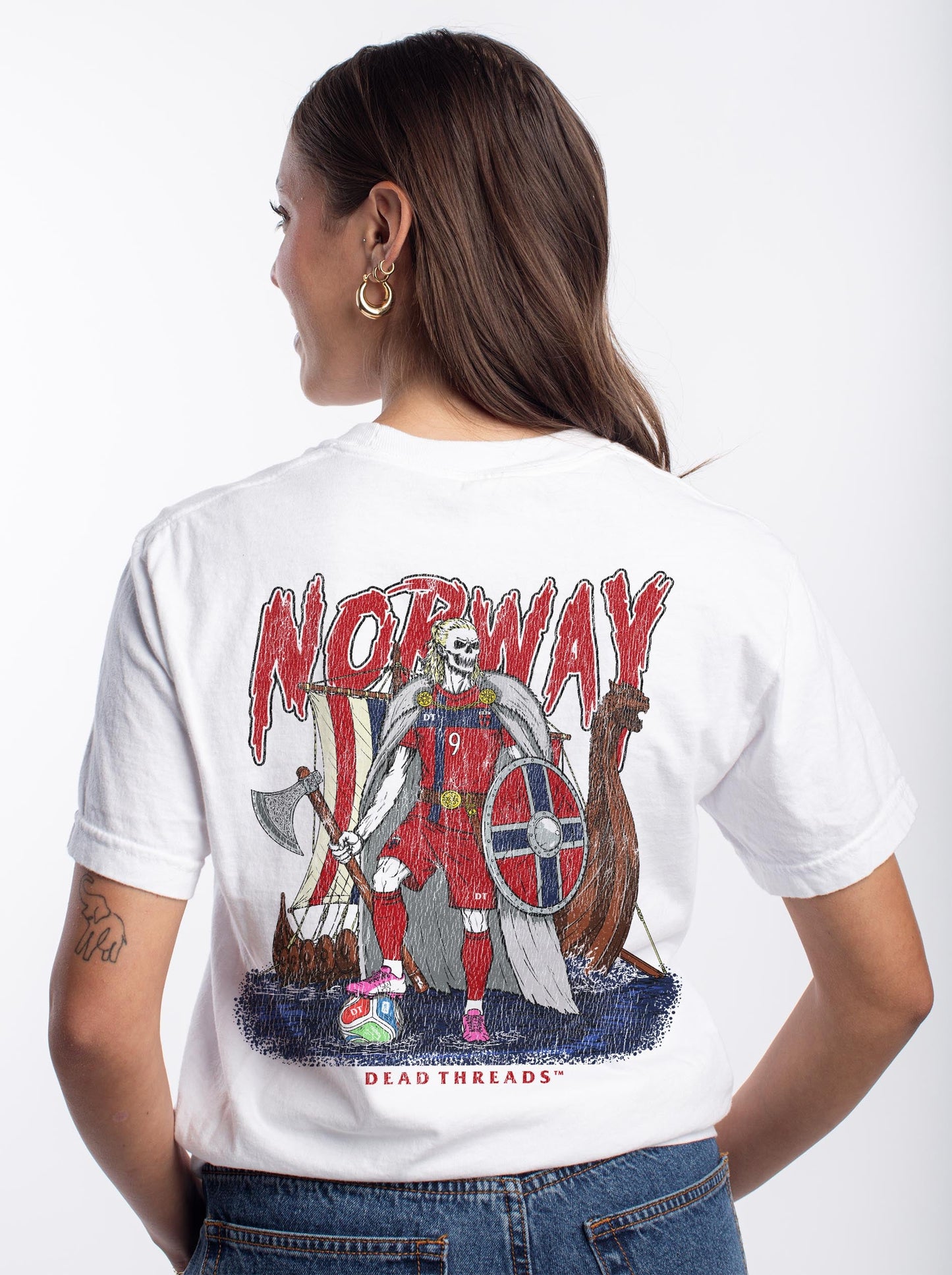 NORWAY SOCCER - “DT ESSENTIAL" PREMIUM T-SHIRT – T-Shirt – Dead Threads Apparel