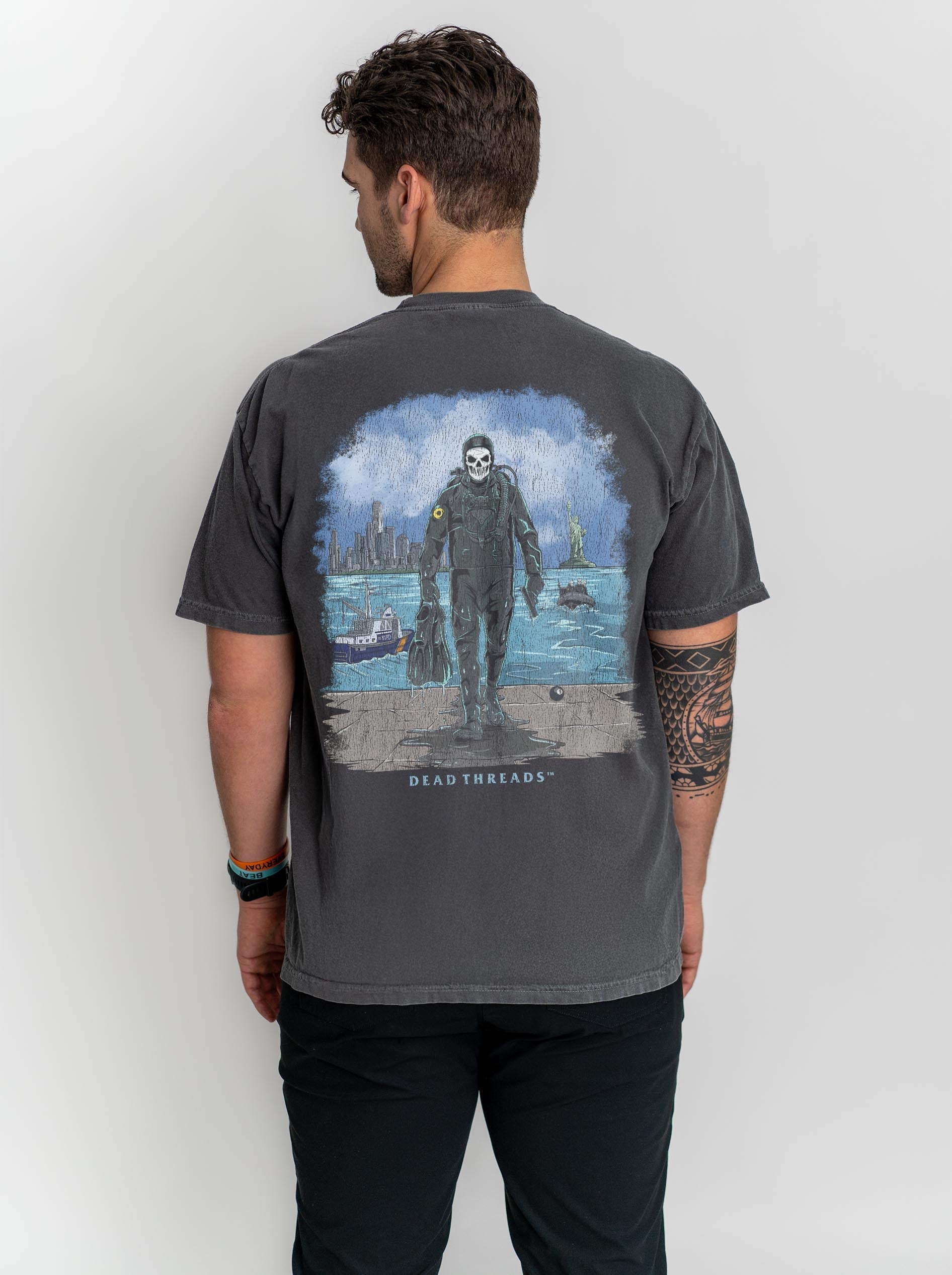 NYPD SCUBA TEAM - “DT ESSENTIAL" PREMIUM T - SHIRT – T-Shirt – Dead Threads Apparel