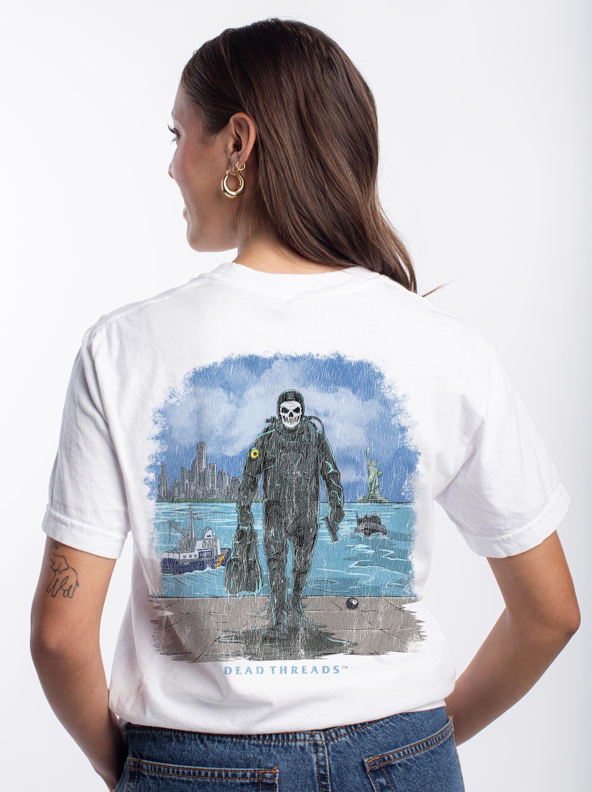 NYPD SCUBA TEAM - “DT ESSENTIAL" PREMIUM T - SHIRT – T-Shirt – Dead Threads Apparel