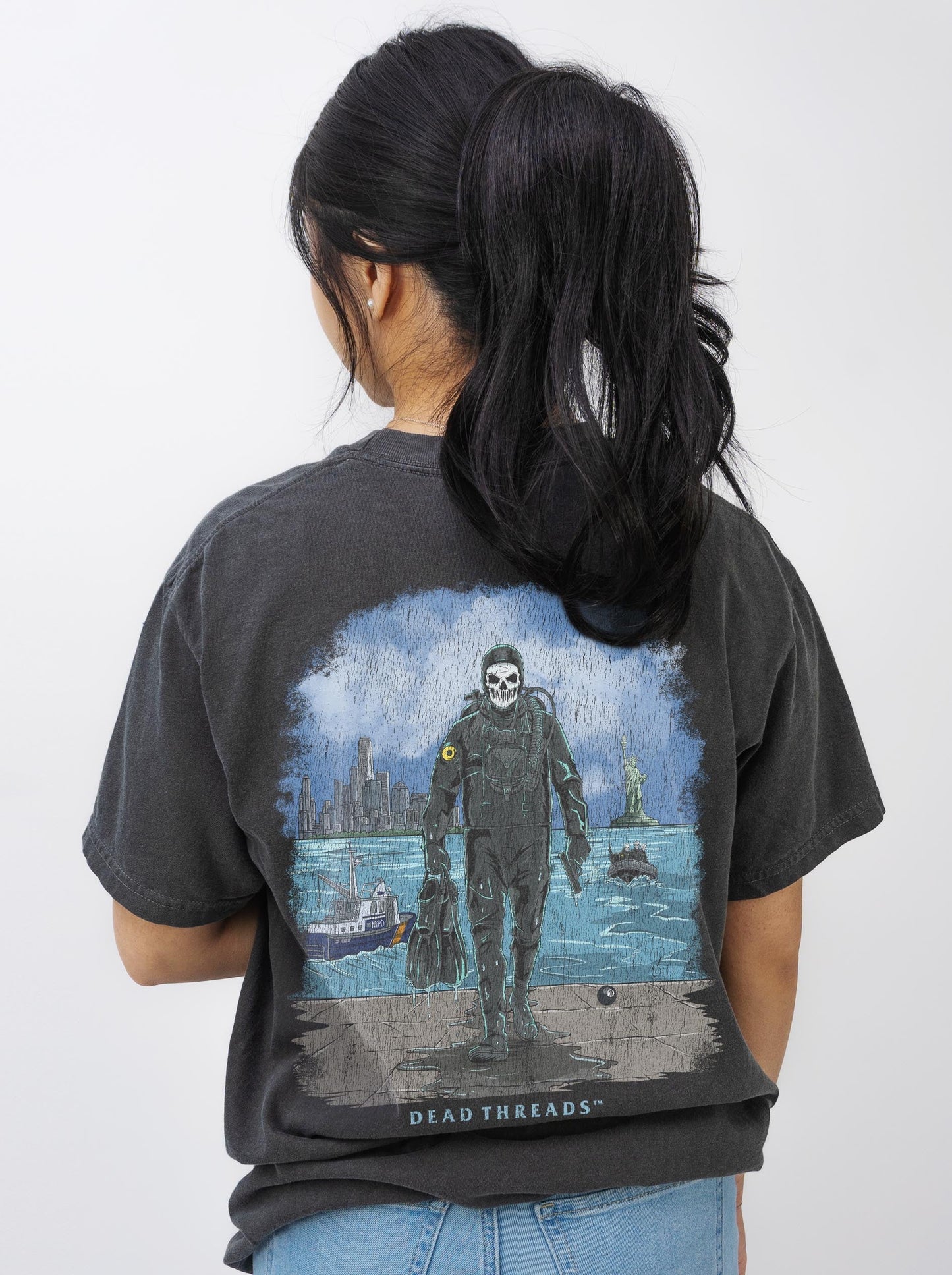 NYPD SCUBA TEAM - “DT ESSENTIAL" PREMIUM T - SHIRT – T-Shirt – Dead Threads Apparel