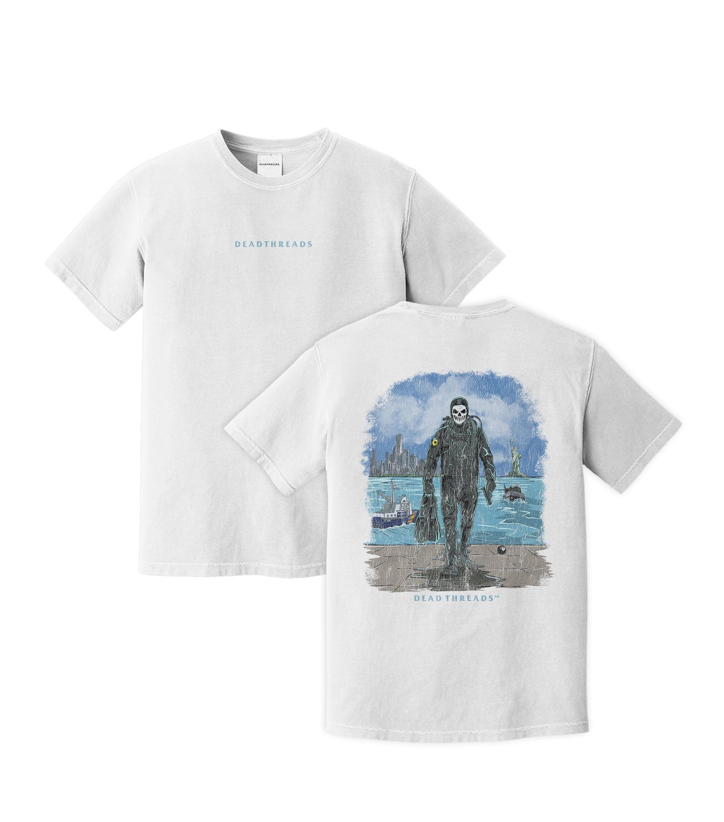 NYPD SCUBA TEAM - “DT ESSENTIAL" PREMIUM T - SHIRT – T-Shirt – Dead Threads Apparel