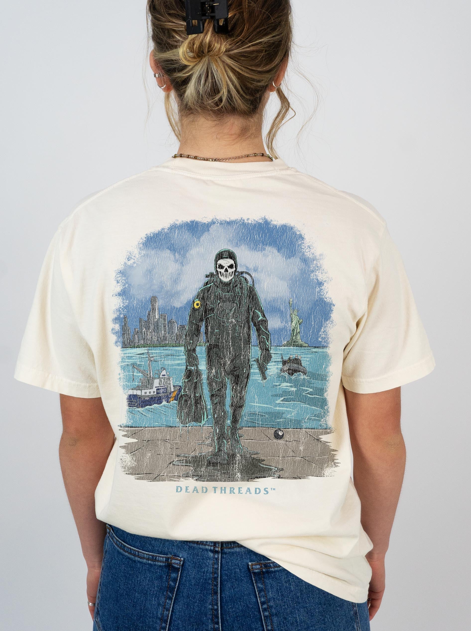 NYPD SCUBA TEAM - “DT ESSENTIAL" PREMIUM T - SHIRT – T-Shirt – Dead Threads Apparel