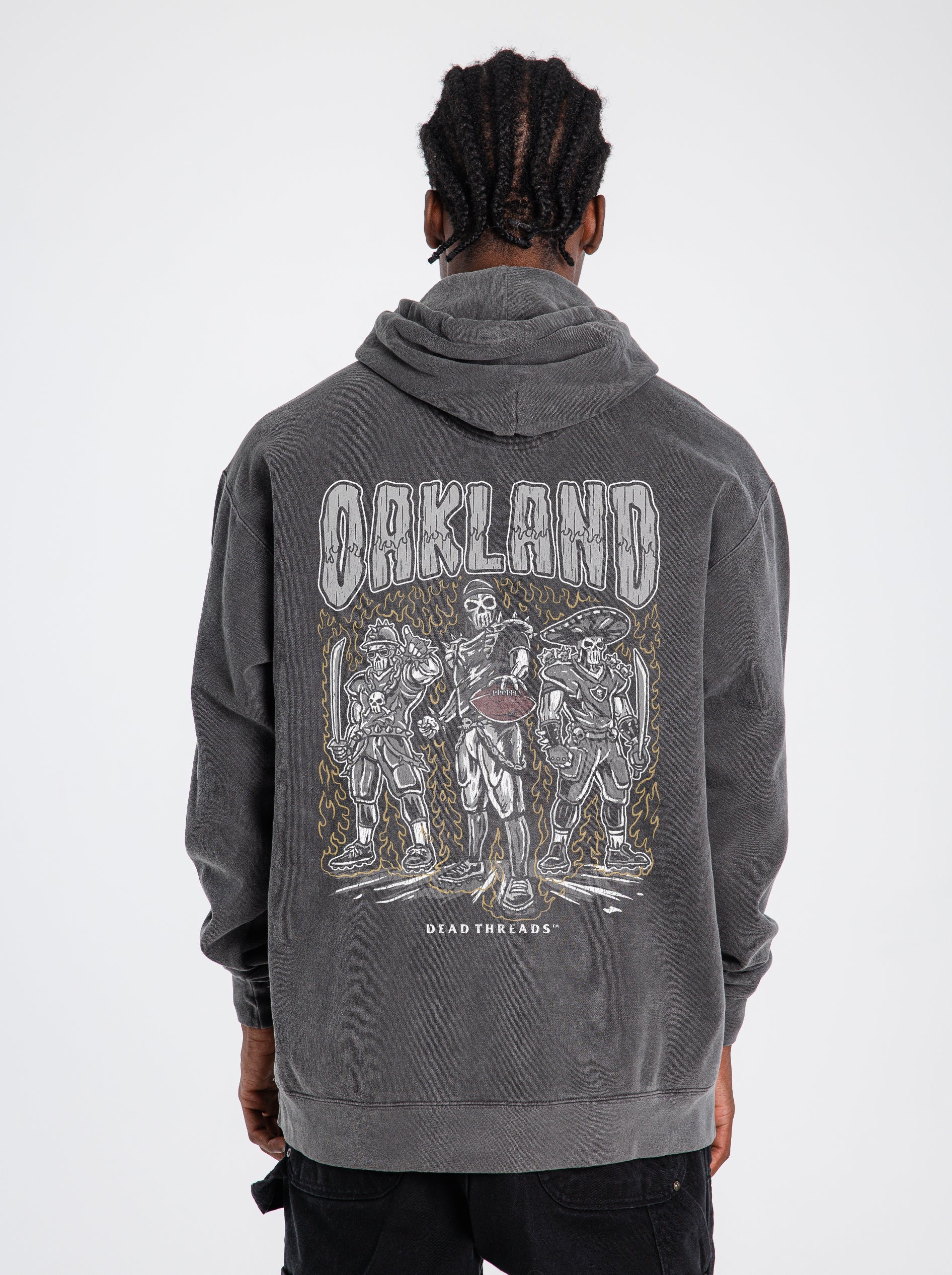 OAKLAND FOOTBALL - HOODIE – Hoodie – Dead Threads Apparel