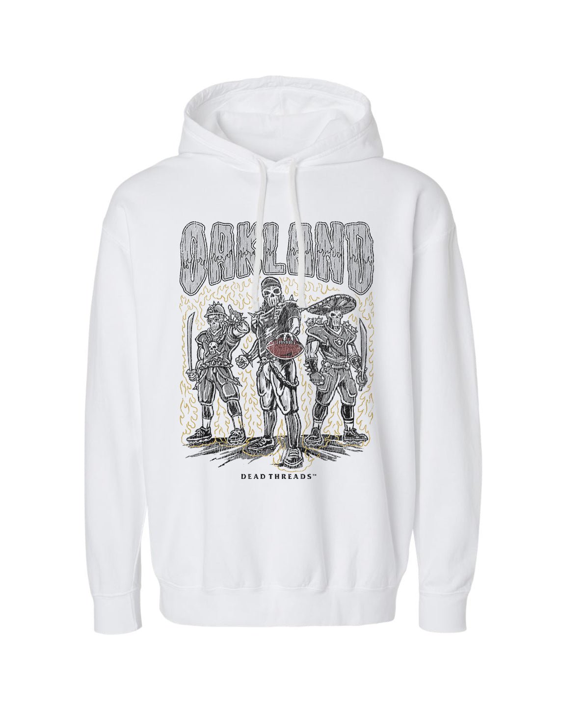 OAKLAND FOOTBALL - LIGHTWEIGHT HOODIE – Lightweight – Dead Threads Apparel