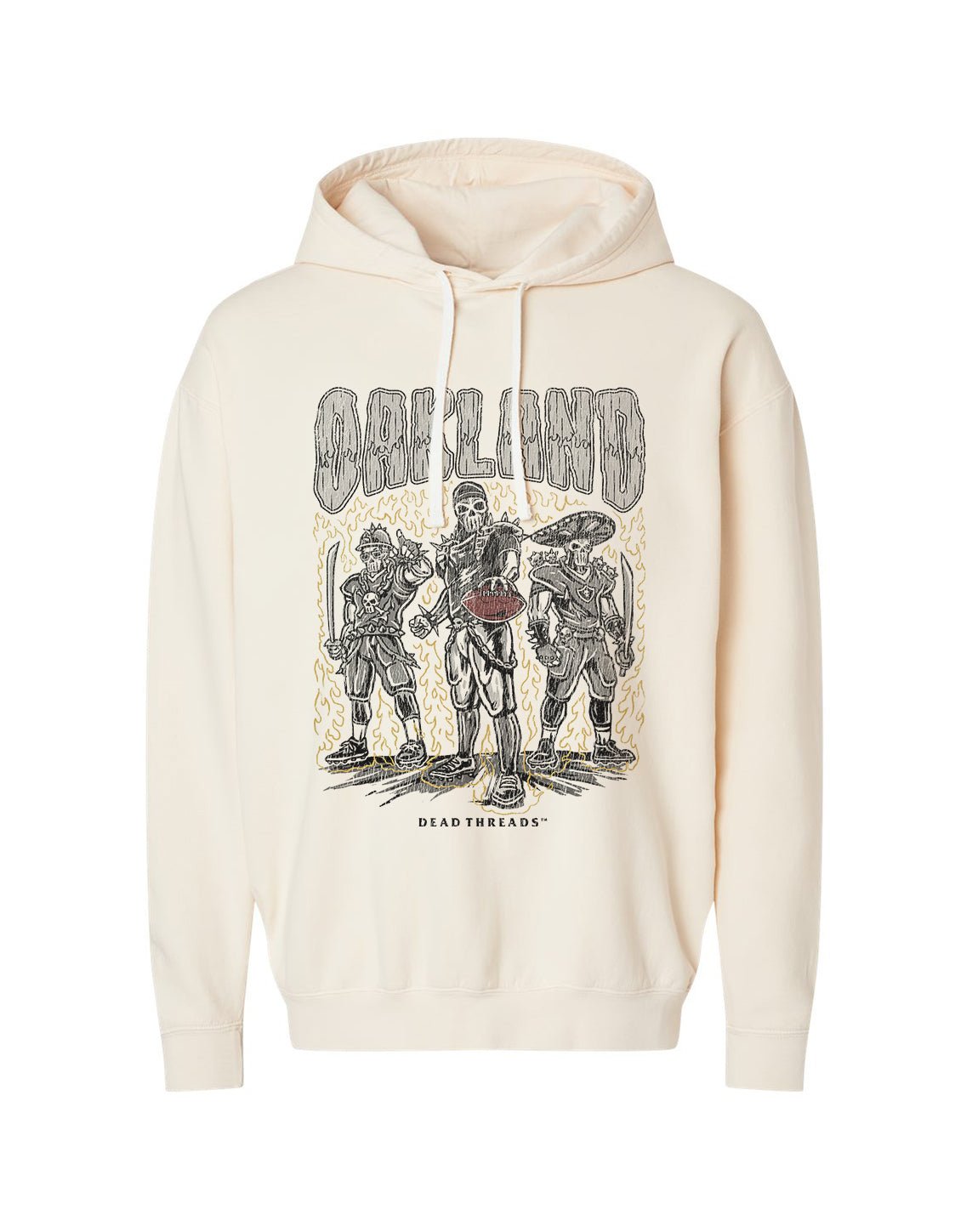 OAKLAND FOOTBALL - LIGHTWEIGHT HOODIE – Lightweight – Dead Threads Apparel