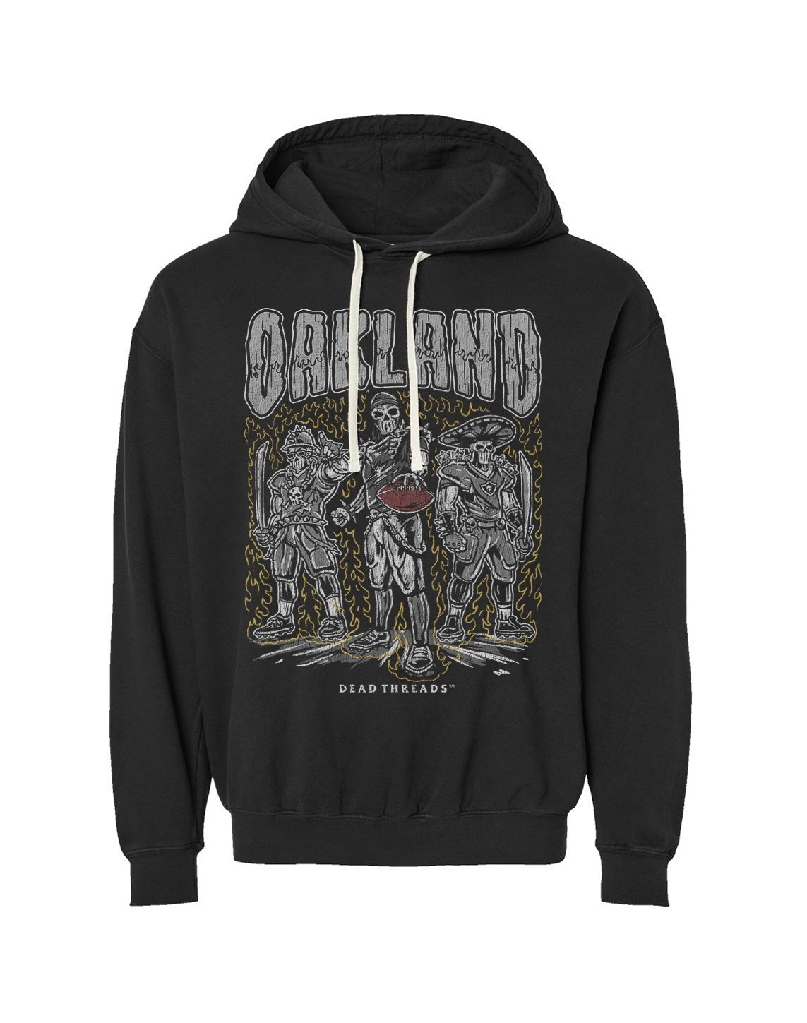 OAKLAND FOOTBALL - LIGHTWEIGHT HOODIE – Lightweight – Dead Threads Apparel