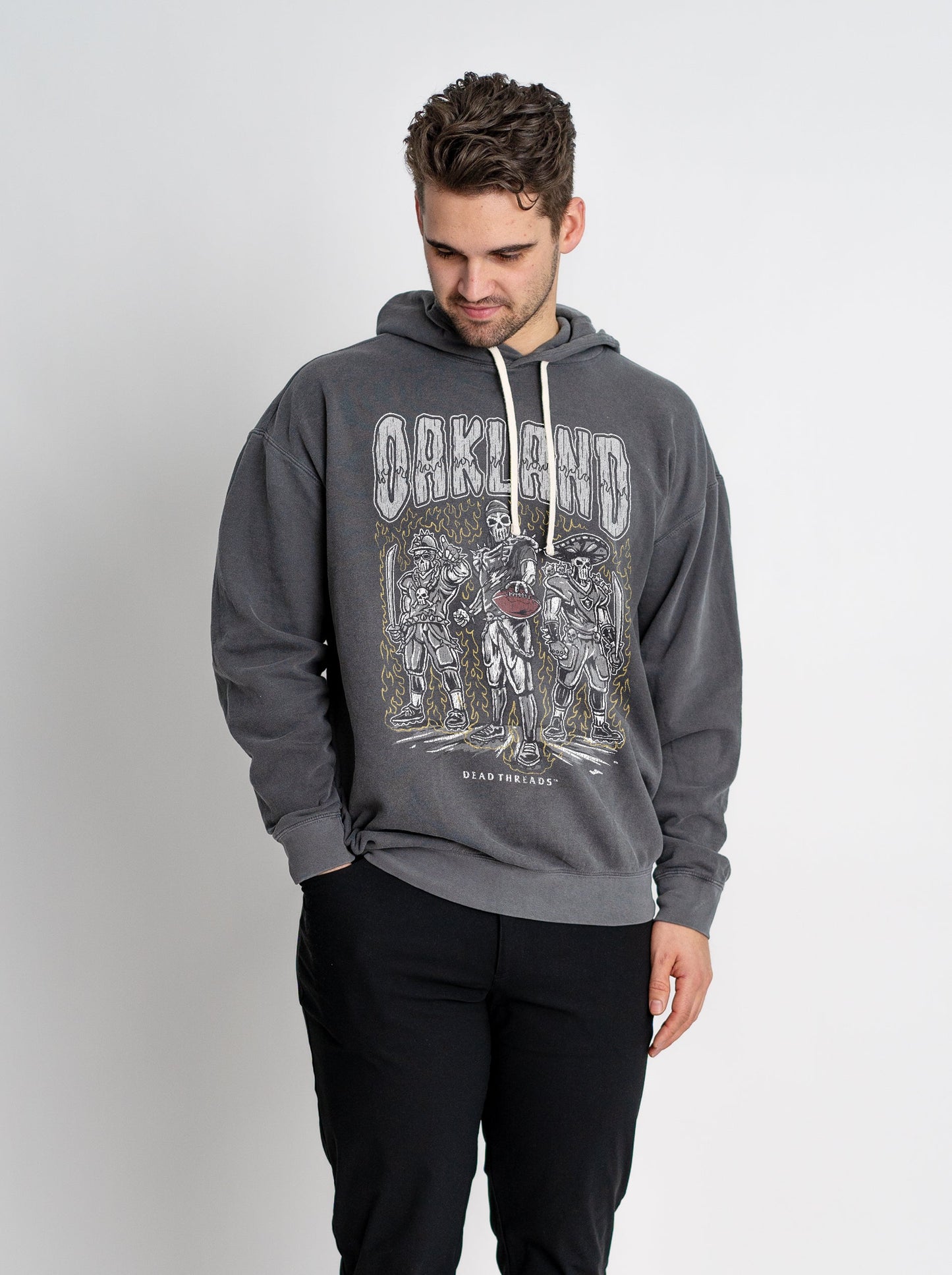 OAKLAND FOOTBALL - LIGHTWEIGHT HOODIE – Lightweight – Dead Threads Apparel