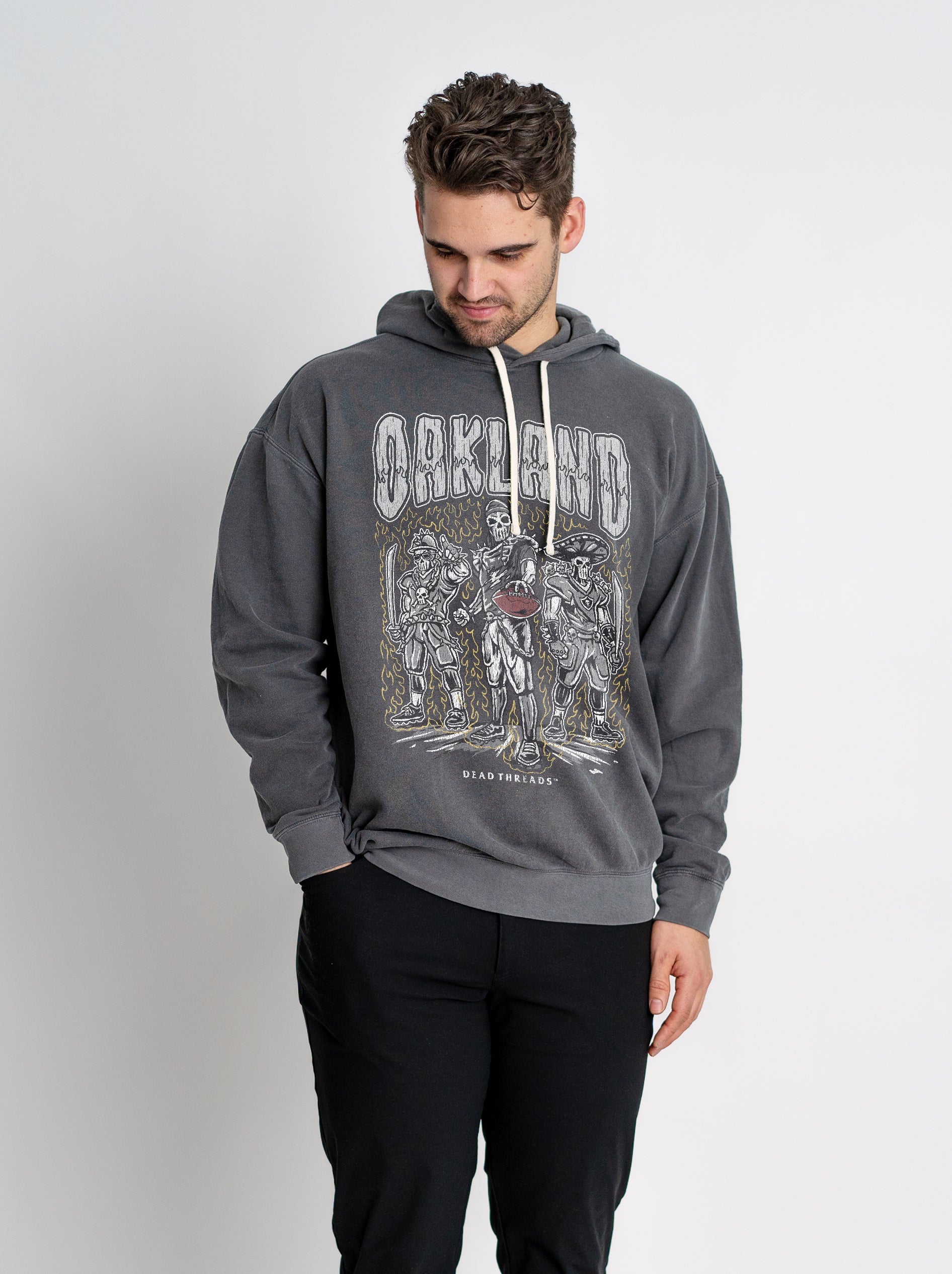 OAKLAND FOOTBALL - LIGHTWEIGHT HOODIE – Lightweight – Dead Threads Apparel