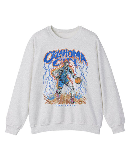 OKLAHOMA CITY BASKETBALL CREWNECK SWEATSHIRT – Sweatshirt – Dead Threads Apparel