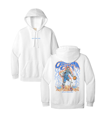 OKLAHOMA CITY BASKETBALL - “DT ESSENTIAL" HOODIE – Hoodie – Dead Threads Apparel