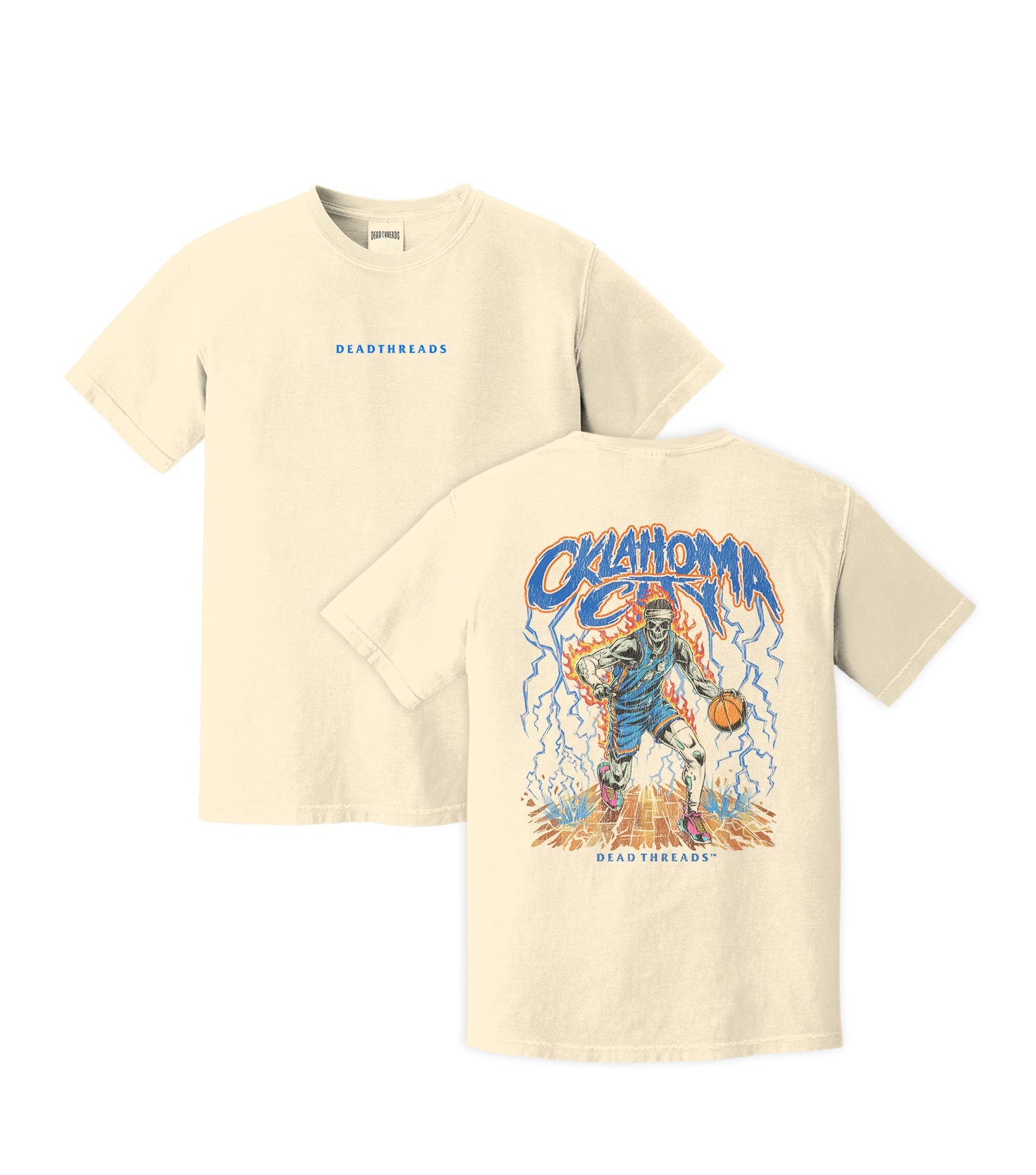 OKLAHOMA CITY BASKETBALL - “DT ESSENTIAL" PREMIUM T - SHIRT – T-Shirt – Dead Threads Apparel