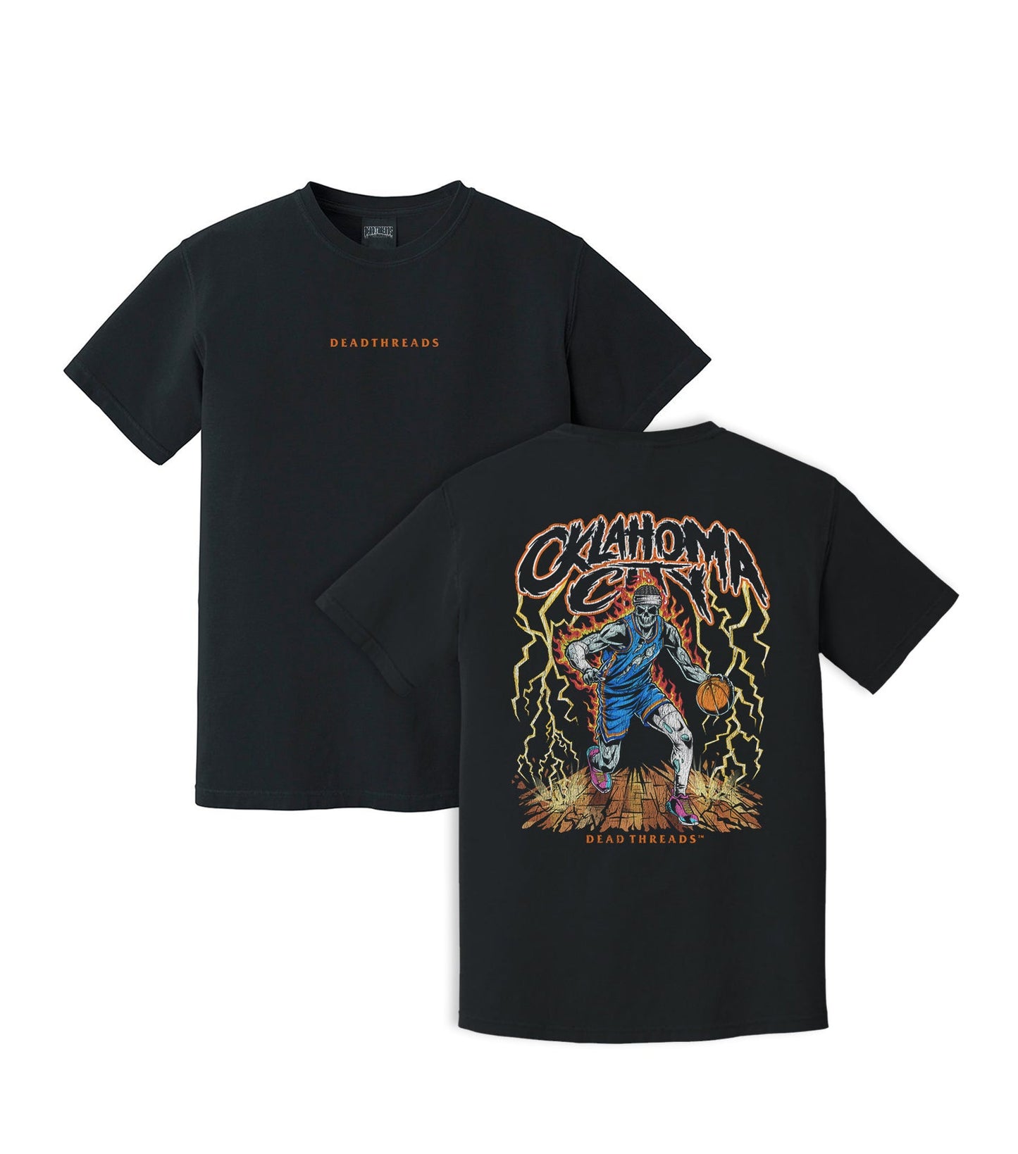 OKLAHOMA CITY BASKETBALL - “DT ESSENTIAL" PREMIUM T - SHIRT – T-Shirt – Dead Threads Apparel
