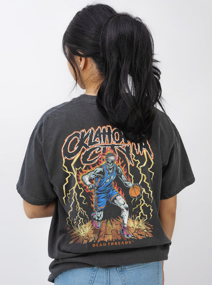 OKLAHOMA CITY BASKETBALL - “DT ESSENTIAL" PREMIUM T - SHIRT – T-Shirt – Dead Threads Apparel