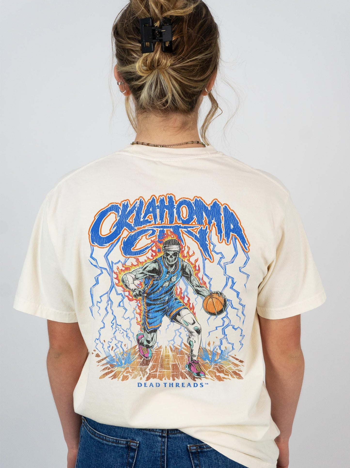 OKLAHOMA CITY BASKETBALL - “DT ESSENTIAL" PREMIUM T - SHIRT – T-Shirt – Dead Threads Apparel