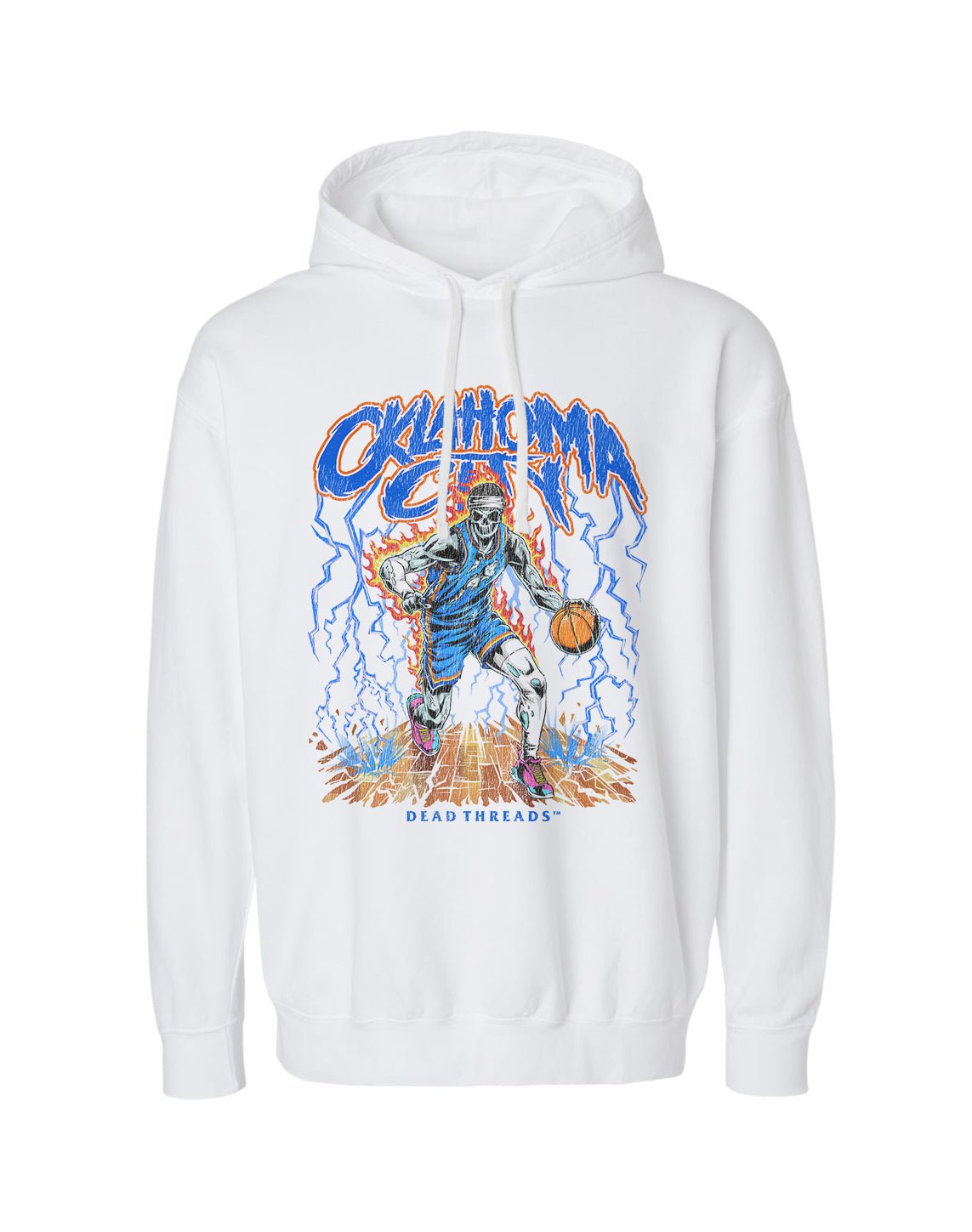 OKLAHOMA CITY BASKETBALL - LIGHTWEIGHT HOODIE – Lightweight – Dead Threads Apparel