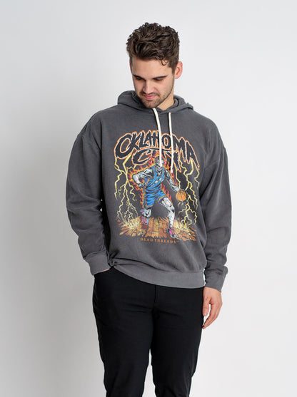OKLAHOMA CITY BASKETBALL - LIGHTWEIGHT HOODIE – Lightweight – Dead Threads Apparel