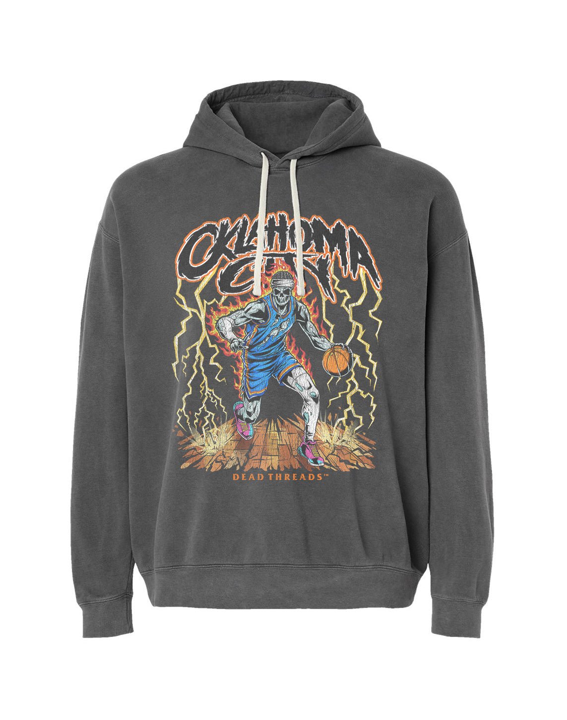 OKLAHOMA CITY BASKETBALL - LIGHTWEIGHT HOODIE – Lightweight – Dead Threads Apparel
