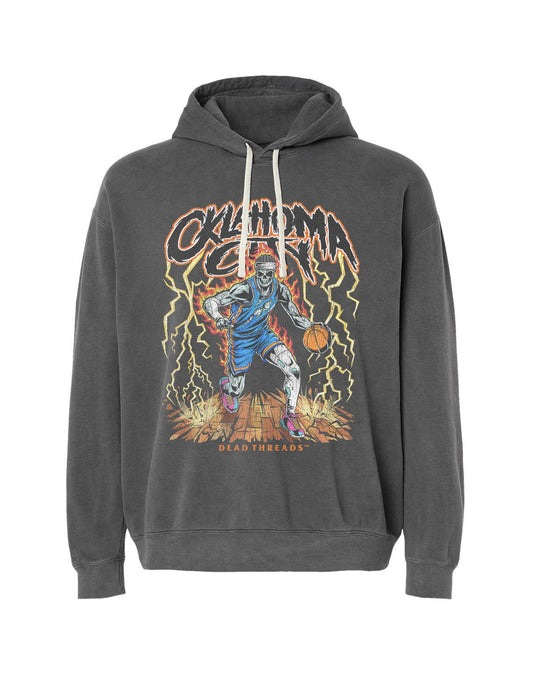 OKLAHOMA CITY BASKETBALL - LIGHTWEIGHT HOODIE – Lightweight – Dead Threads Apparel