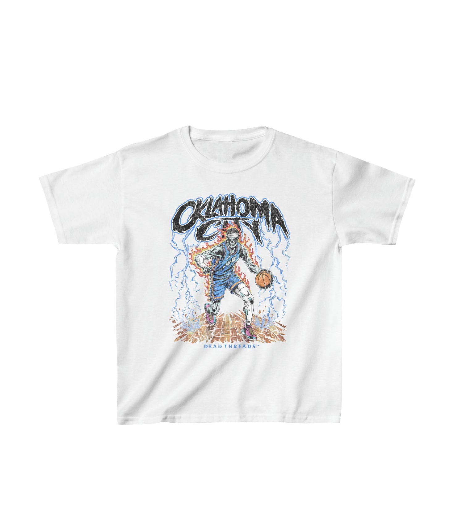OKLAHOMA CITY "BLUE" BASKETBALL - KIDS – Kids clothes – Dead Threads Apparel