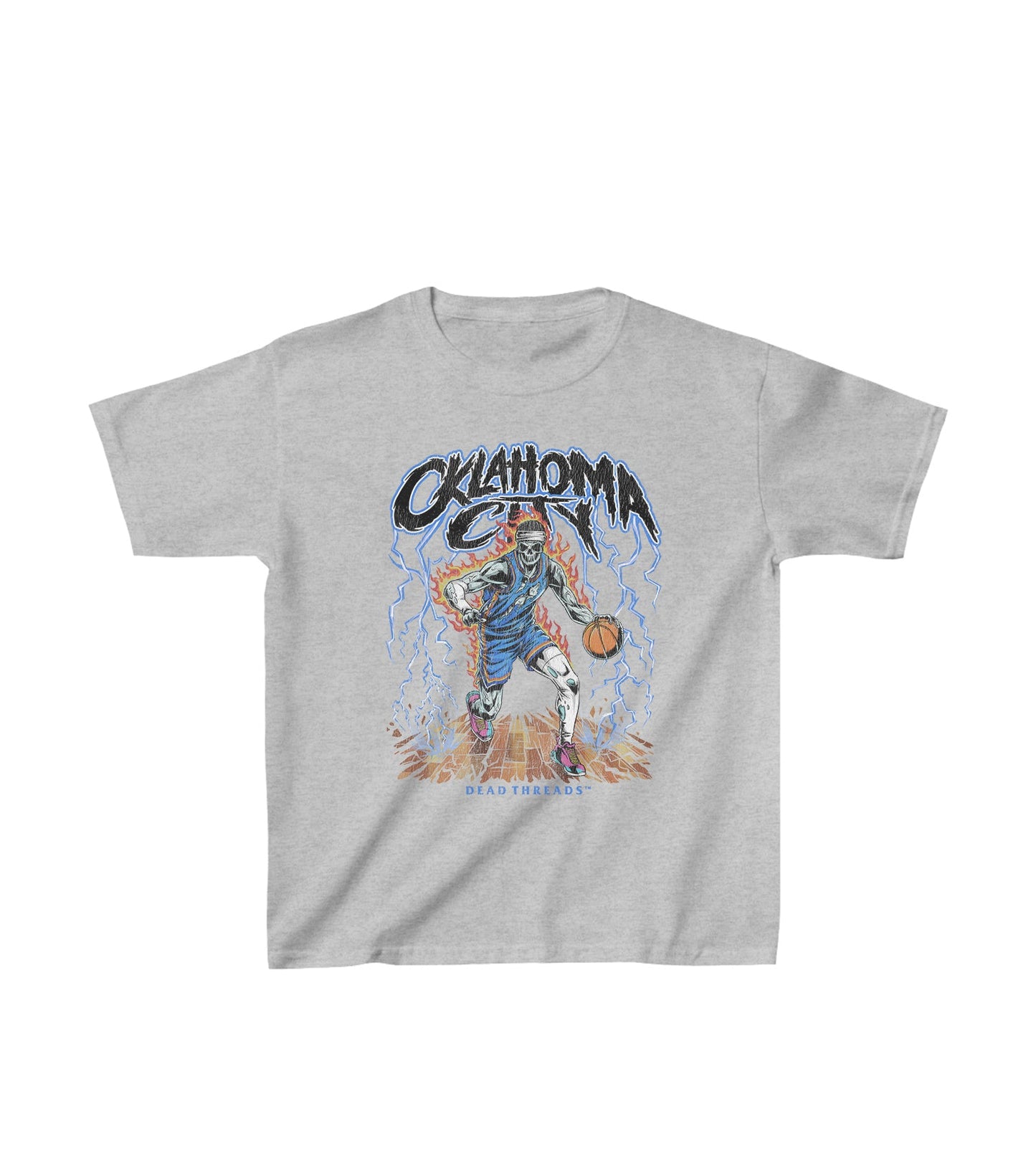 OKLAHOMA CITY "BLUE" BASKETBALL - KIDS – Kids clothes – Dead Threads Apparel