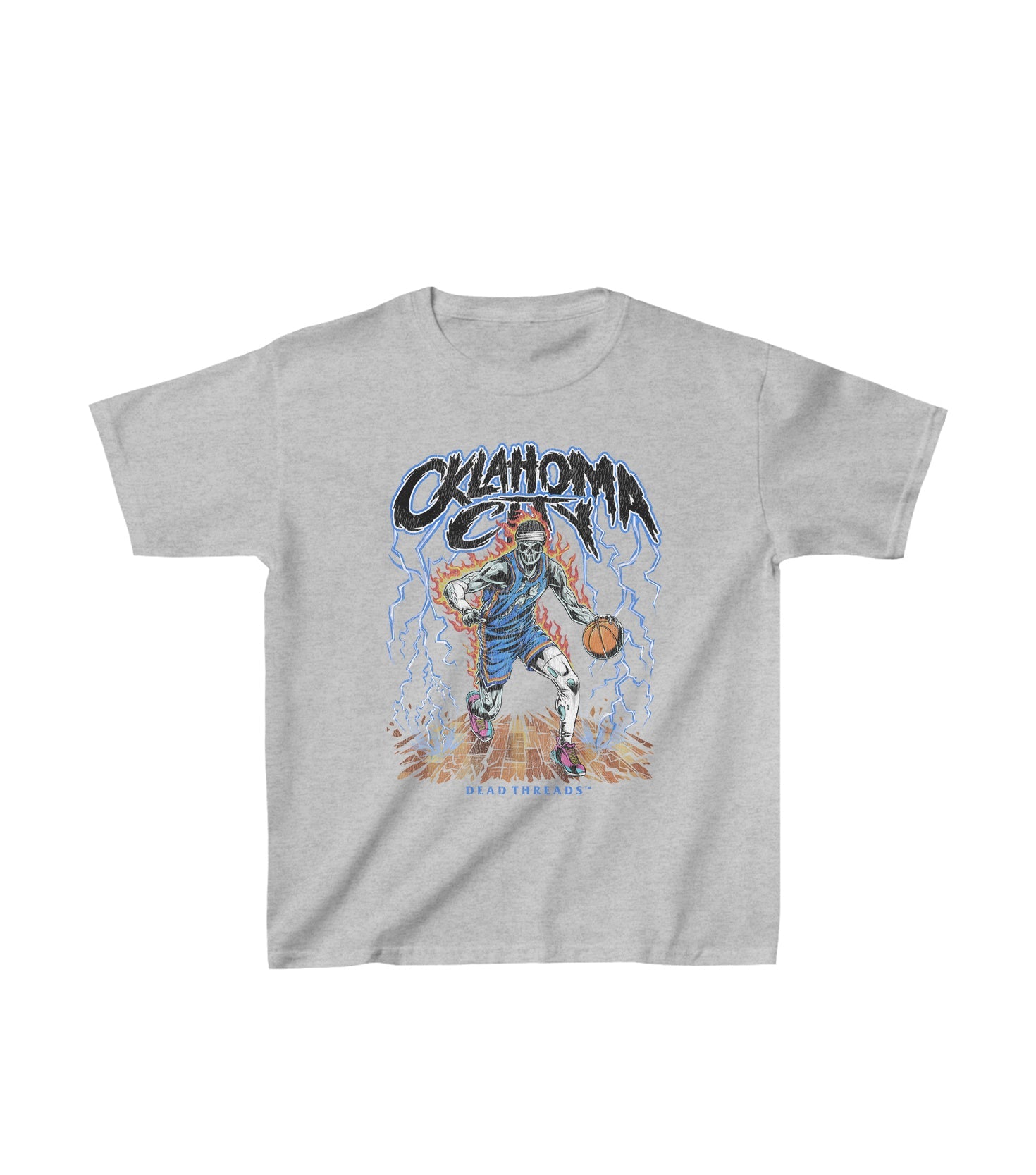 OKLAHOMA CITY "BLUE" BASKETBALL - KIDS – Kids clothes – Dead Threads Apparel