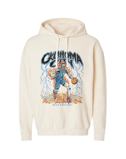 OKLAHOMA CITY "BLUE" BASKETBALL - LIGHTWEIGHT HOODIE – Lightweight – Dead Threads Apparel