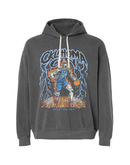 OKLAHOMA CITY "BLUE" BASKETBALL - LIGHTWEIGHT HOODIE – Lightweight – Dead Threads Apparel