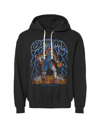 OKLAHOMA CITY "BLUE" BASKETBALL - LIGHTWEIGHT HOODIE – Lightweight – Dead Threads Apparel