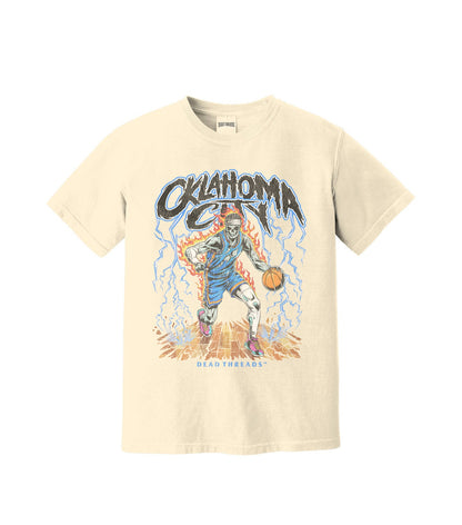 OKLAHOMA CITY "BLUE" BASKETBALL – T-Shirt – Dead Threads Apparel