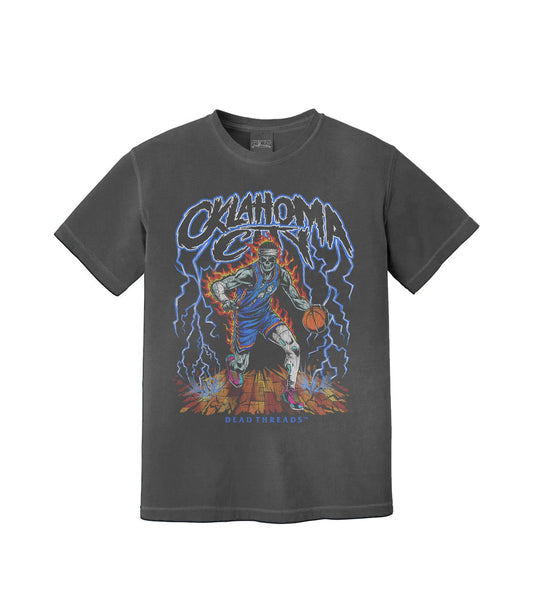OKLAHOMA CITY "BLUE" BASKETBALL – T-Shirt – Dead Threads Apparel