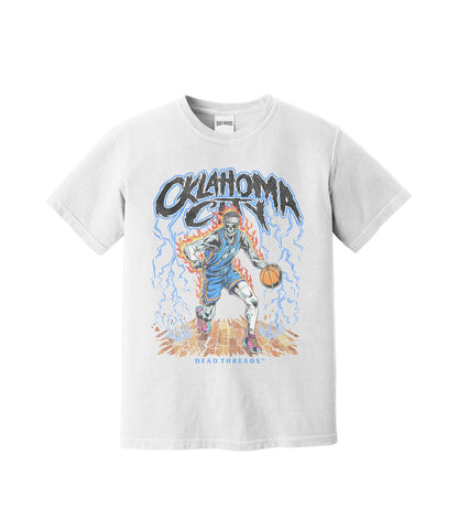 OKLAHOMA CITY "BLUE" BASKETBALL – T-Shirt – Dead Threads Apparel